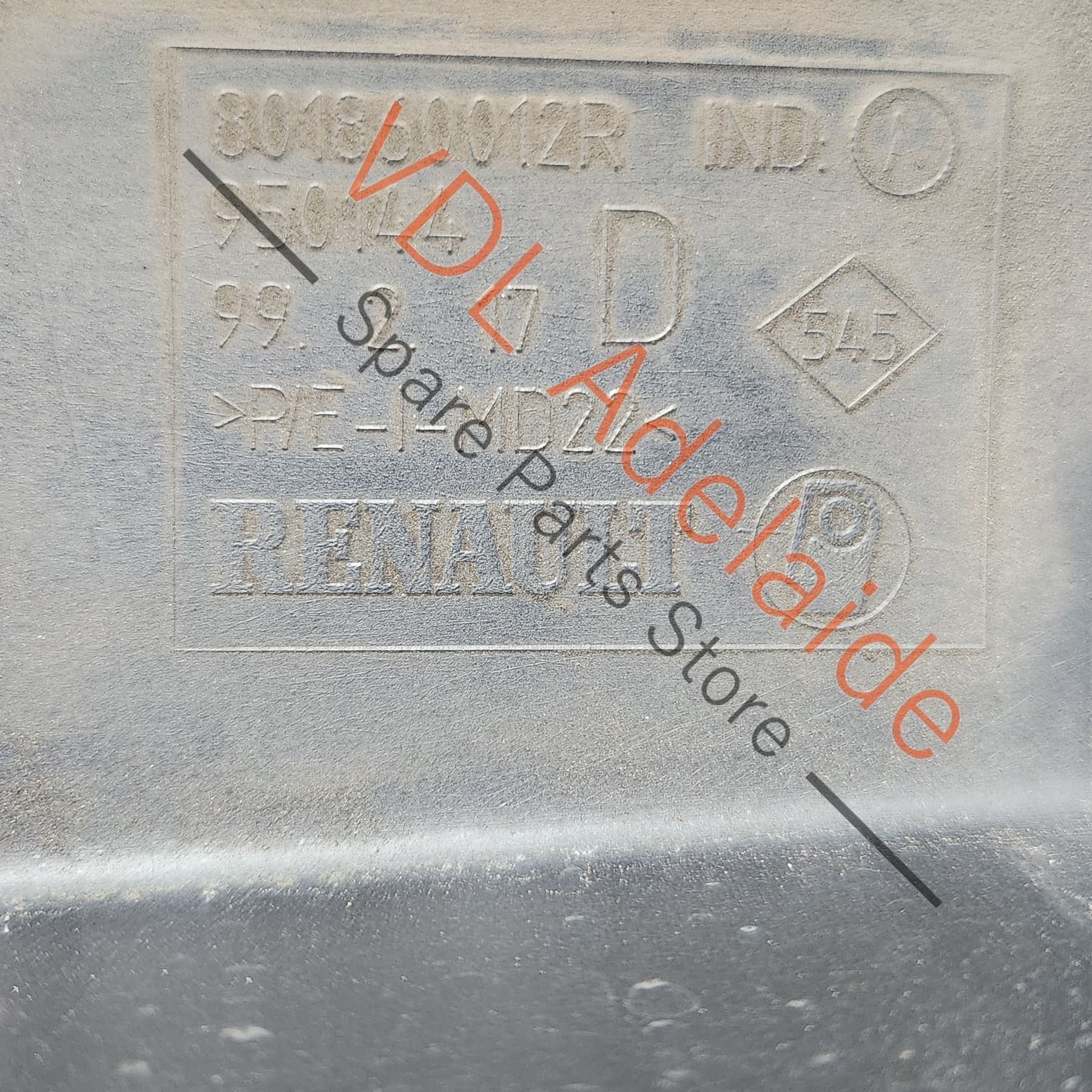 Renault Megane Right Side Rear Exterior Door Molding 801860012R 801864336R TEGNE - BLACK - Image 7