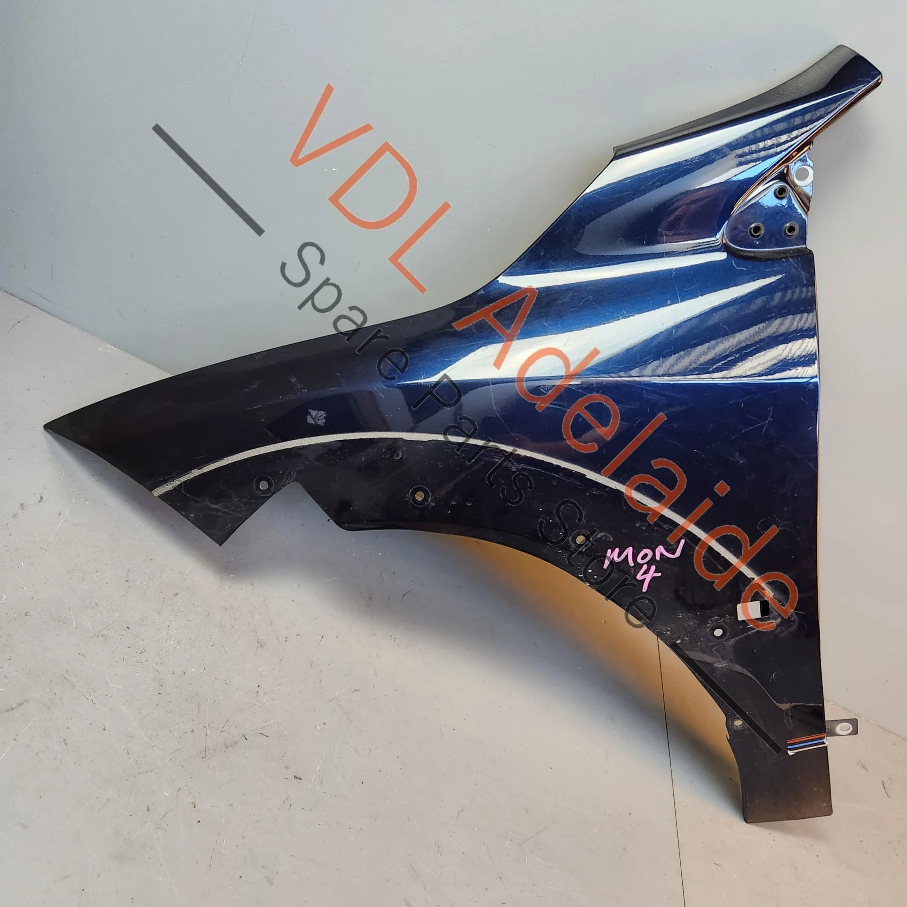 Renault Megane Front Left Fender Wing Panel Twilight Blue 472