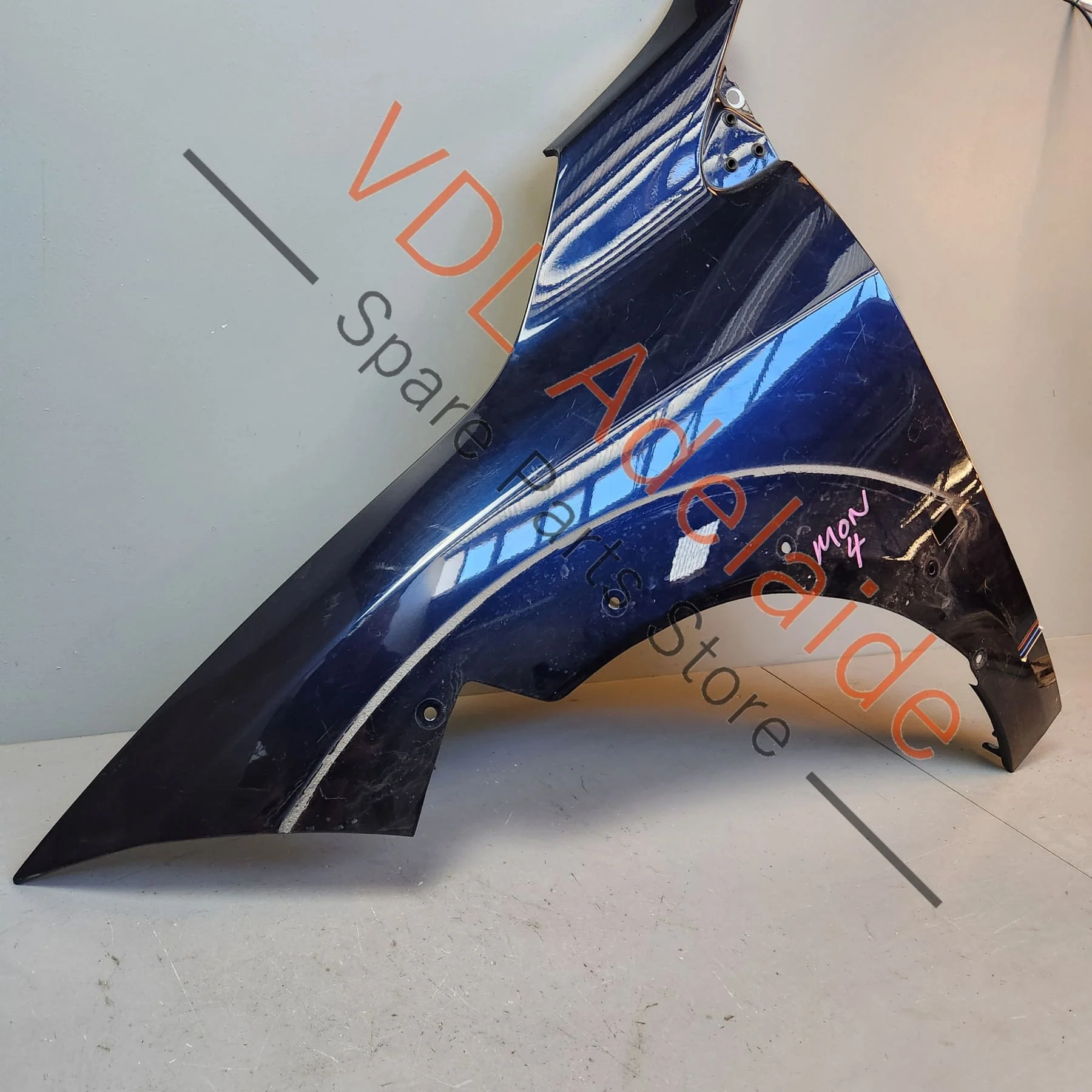 Renault Megane Front Left Fender Wing Panel Twilight Blue 472 - Image 6