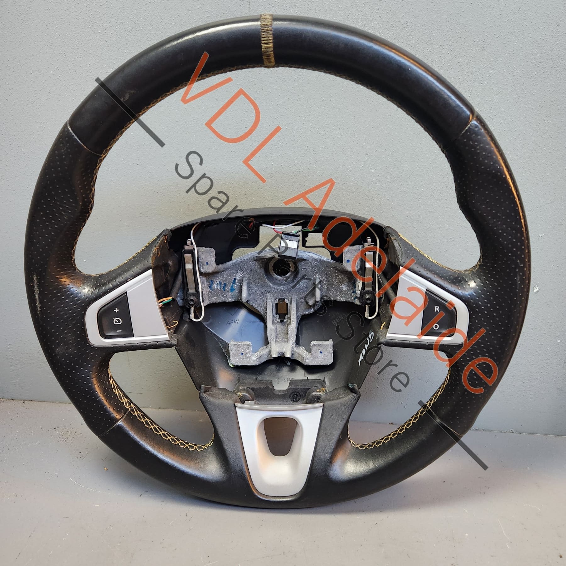 Renault Megane 3 III RS 250 265 275 Steering Wheel Yellow Stitch 484300049R