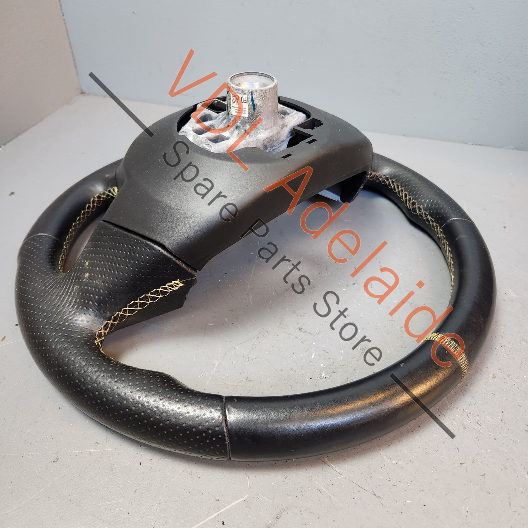 Renault Megane 3 III RS 250 265 275 Steering Wheel Yellow Stitch 484300049R - Image 2