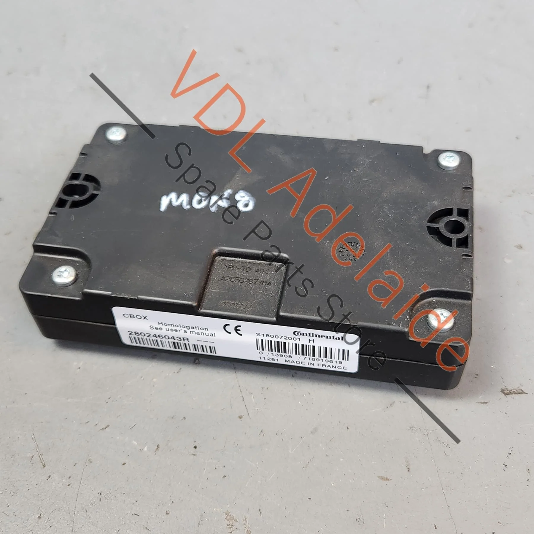 Renault Numerical Accessory Socket Satnav Control Module 280246043R CBOX - Image 3