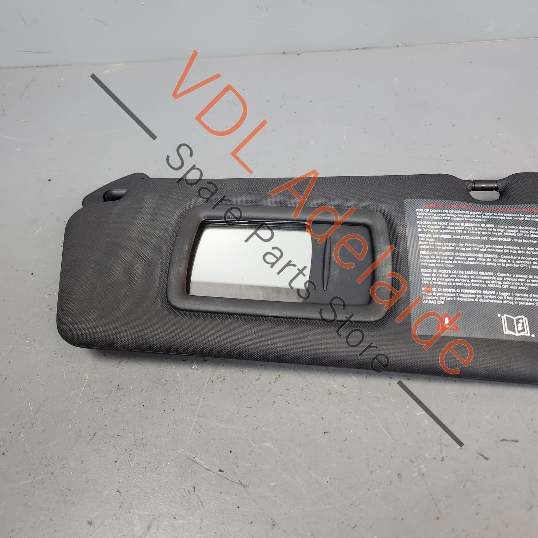 Renault Megane 3 D95 Left Side Sunvisor Sun Visor 964013549R Black - Image 8