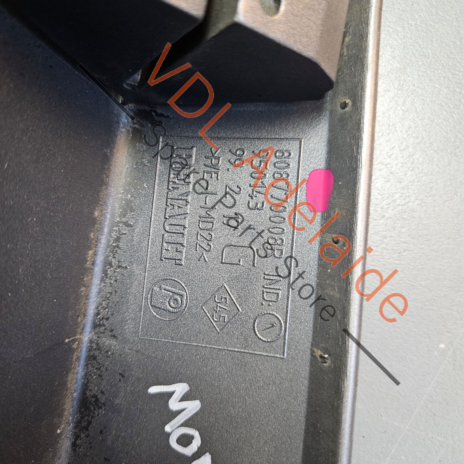 Renault Megane Left Side Rear Exterior Door Molding 808774483R 808770008R Oyster Grey - Image 8