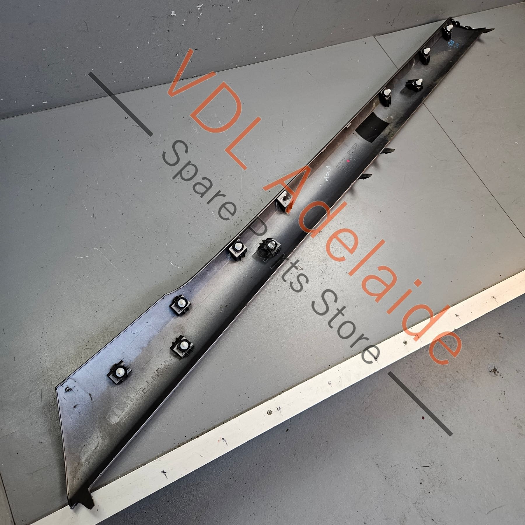 Renault Megane Left Side Sill Panel Rocker Molding 764192275R 764193237R Oyster Grey - Image 4