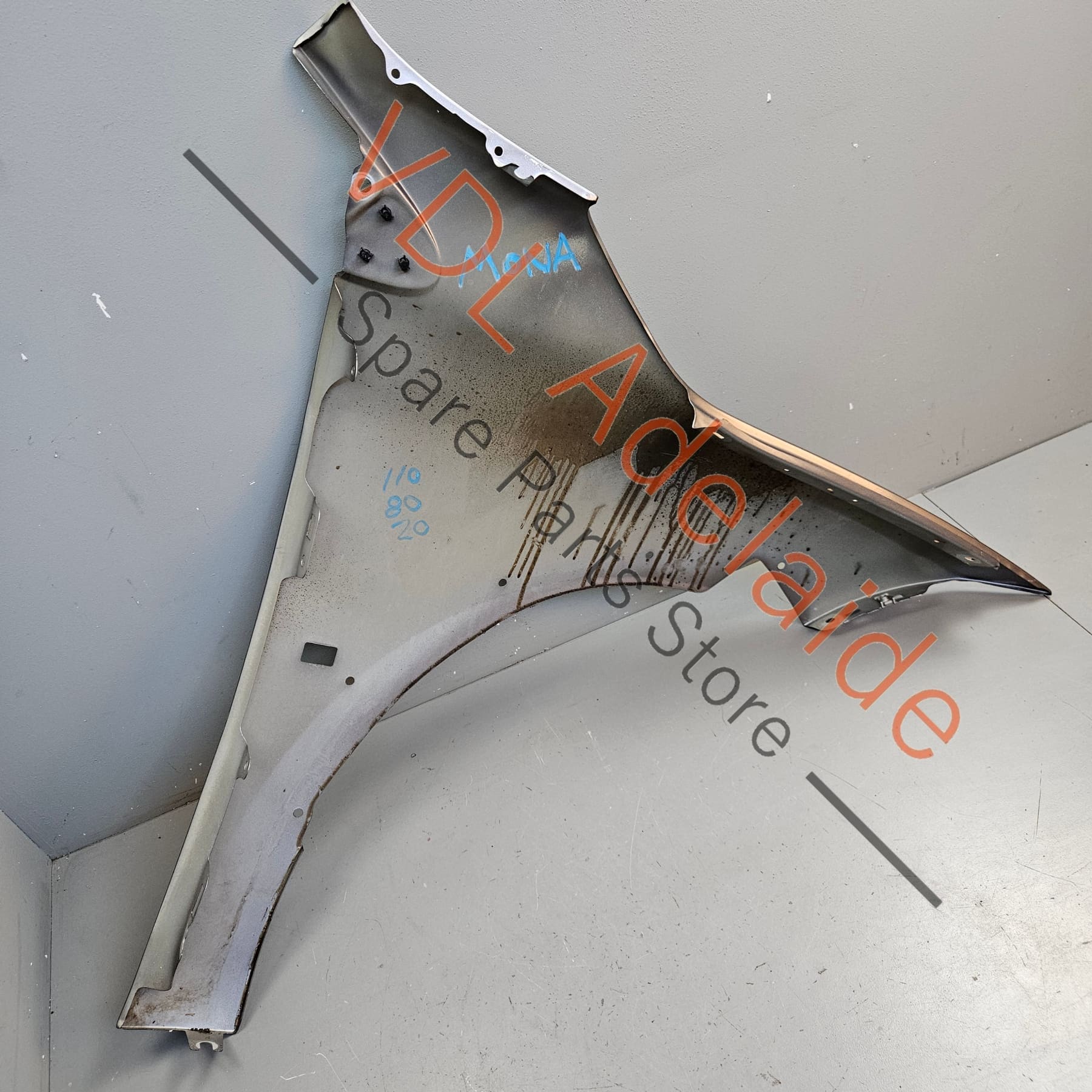 Renault Megane Front Left Fender Wing Panel Oyster Grey 631014484R - Image 6