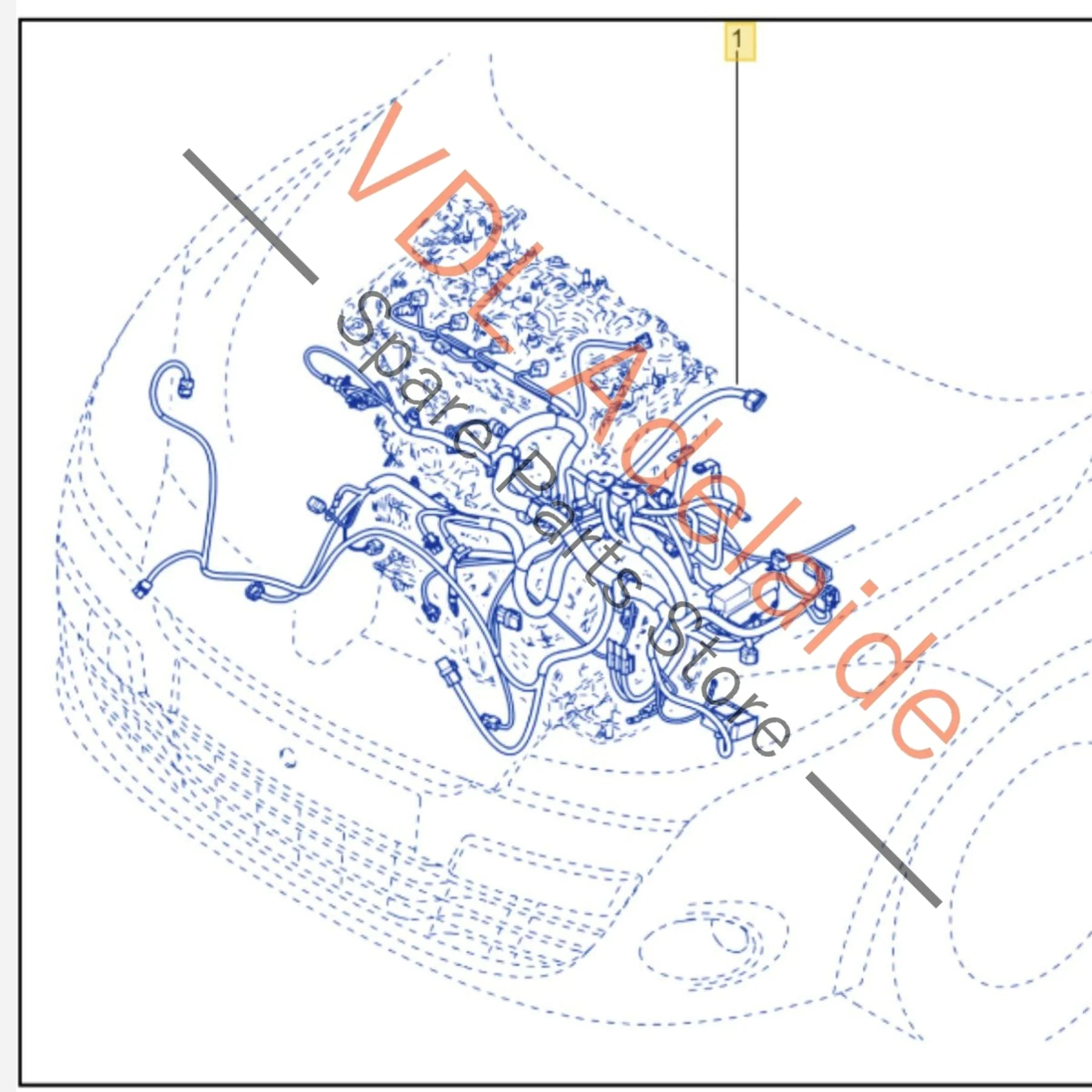 Renault Megane 3 2.0L RS250 RS265 RS275 F4R Engine Motor Harness Wiring Cable Set 240112859R - Image 2
