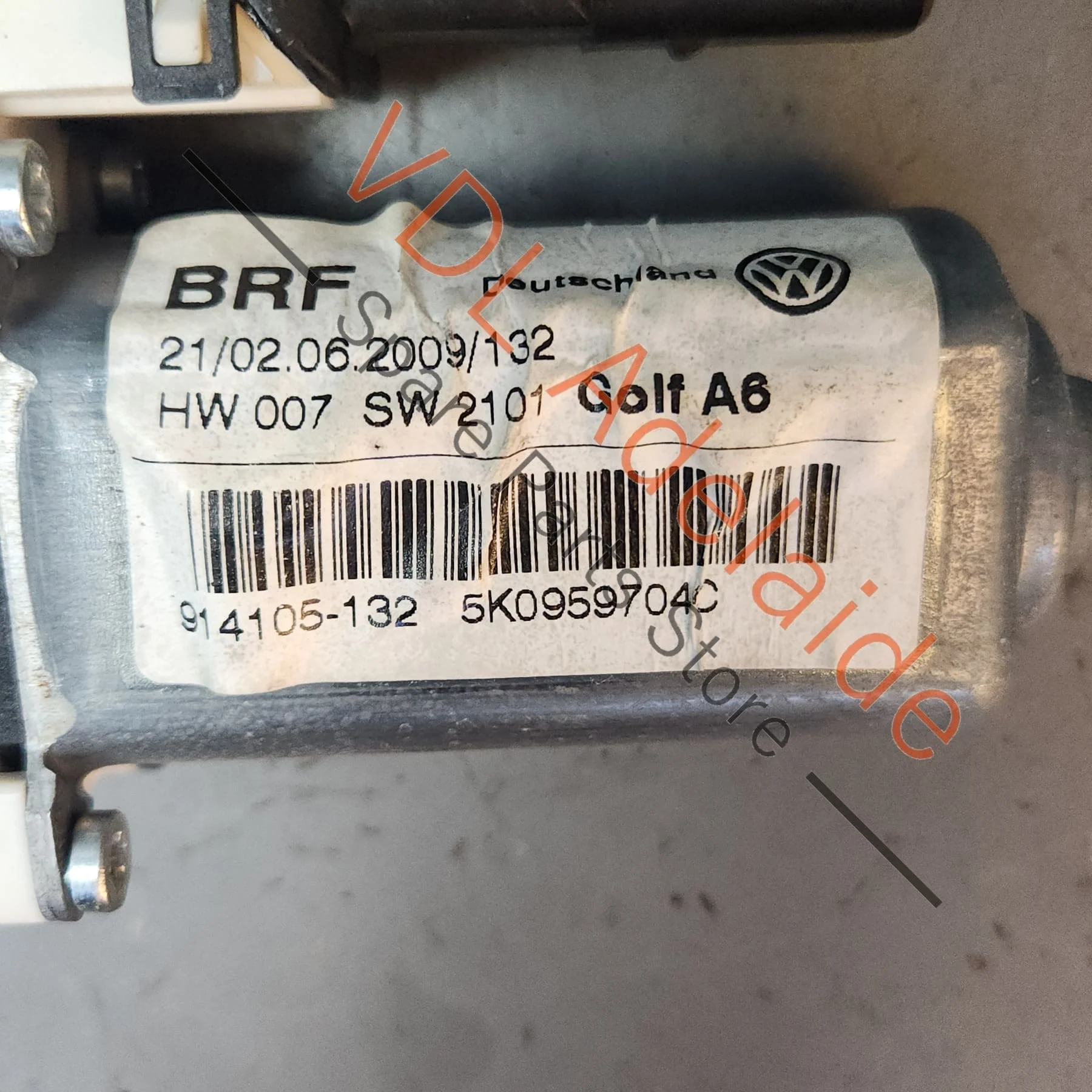 VW Volkswagen Jetta Golf MK6 Rear Right Window Regulator Motor 5K0959704C 5K0959704CVW2 5K0959795 - Image 5