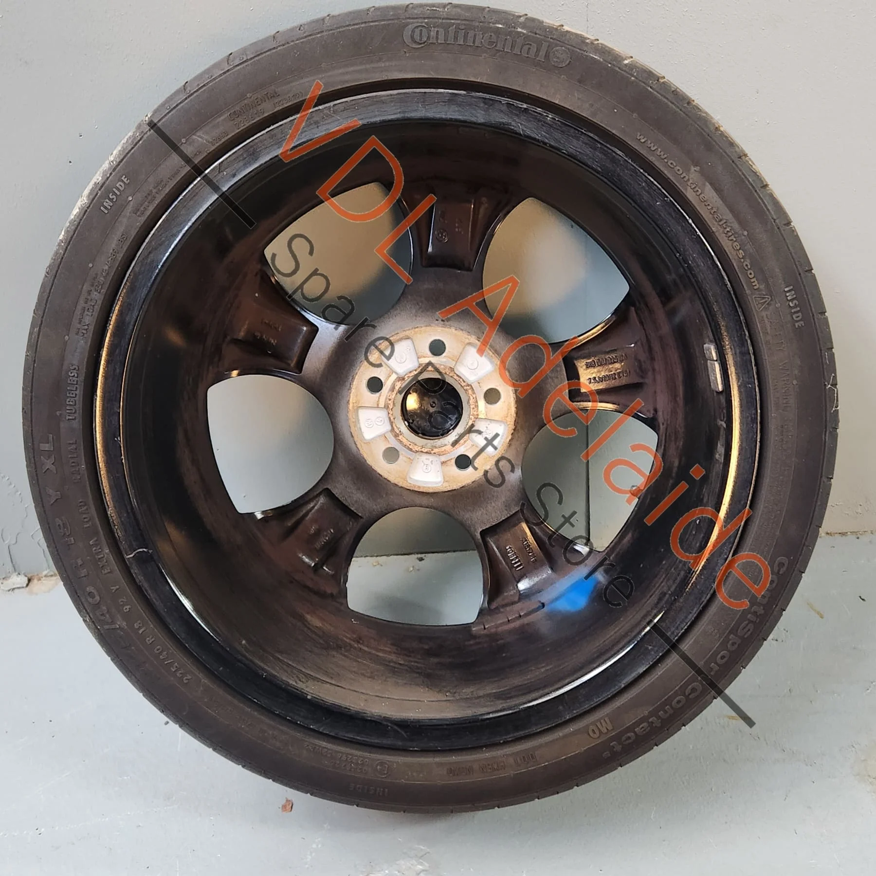 Genuine VW Golf MK6 18in Gti Detroit Machined Face Alloy Wheel 18x7.5 ET51 #02 - Image 8