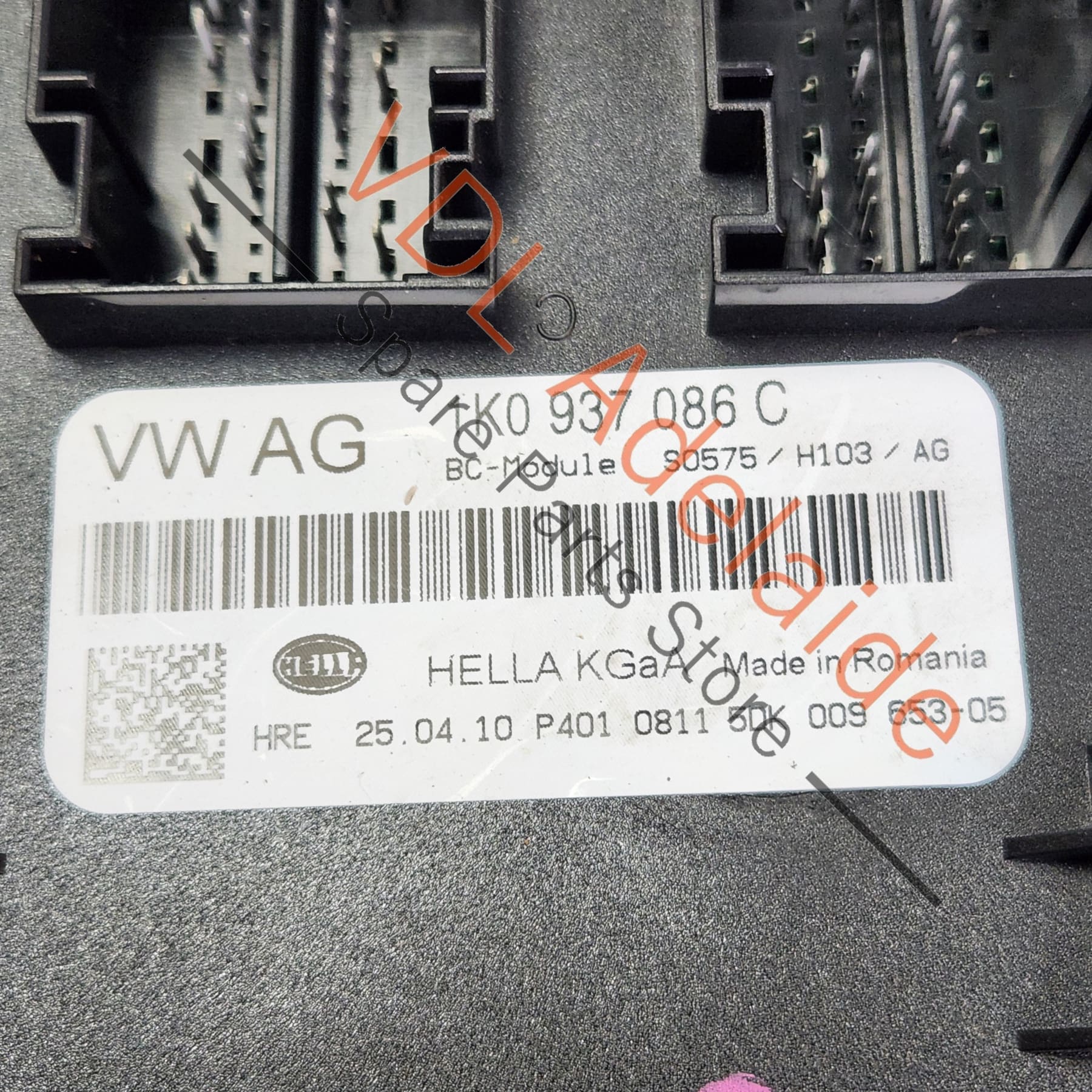 VW Golf MK6 Control Unit BCM 1K0937087E 1K0937086C - Image 2