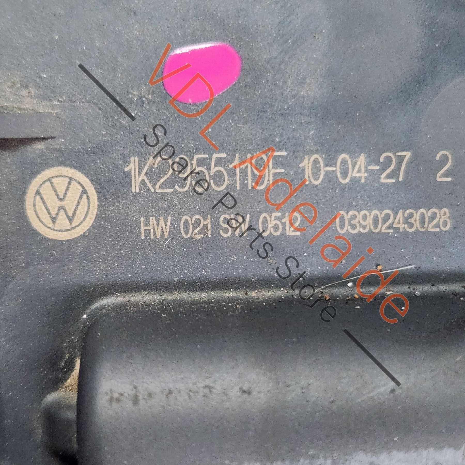 VW Golf MK6 Front Windshield Wiper Motor Linkage w Crank Arm 1Q2955119B 1K2955601A - Image 3