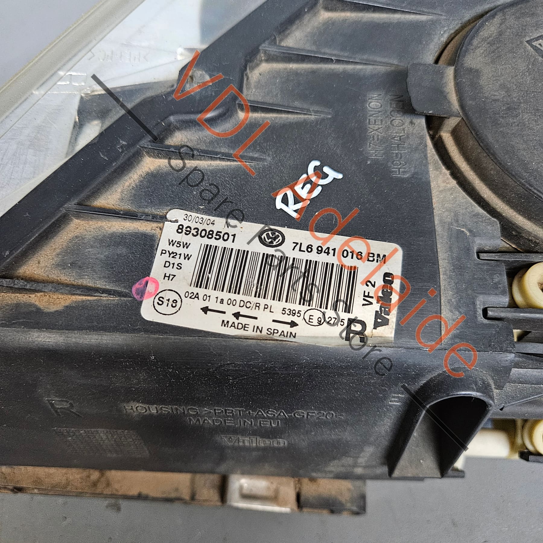 VW Touareg 2002-2005 Pre-Facelift Xenon Headlamp Right 7L6941018BJ 7L6941018AJ 7L6941016BM - Image 6