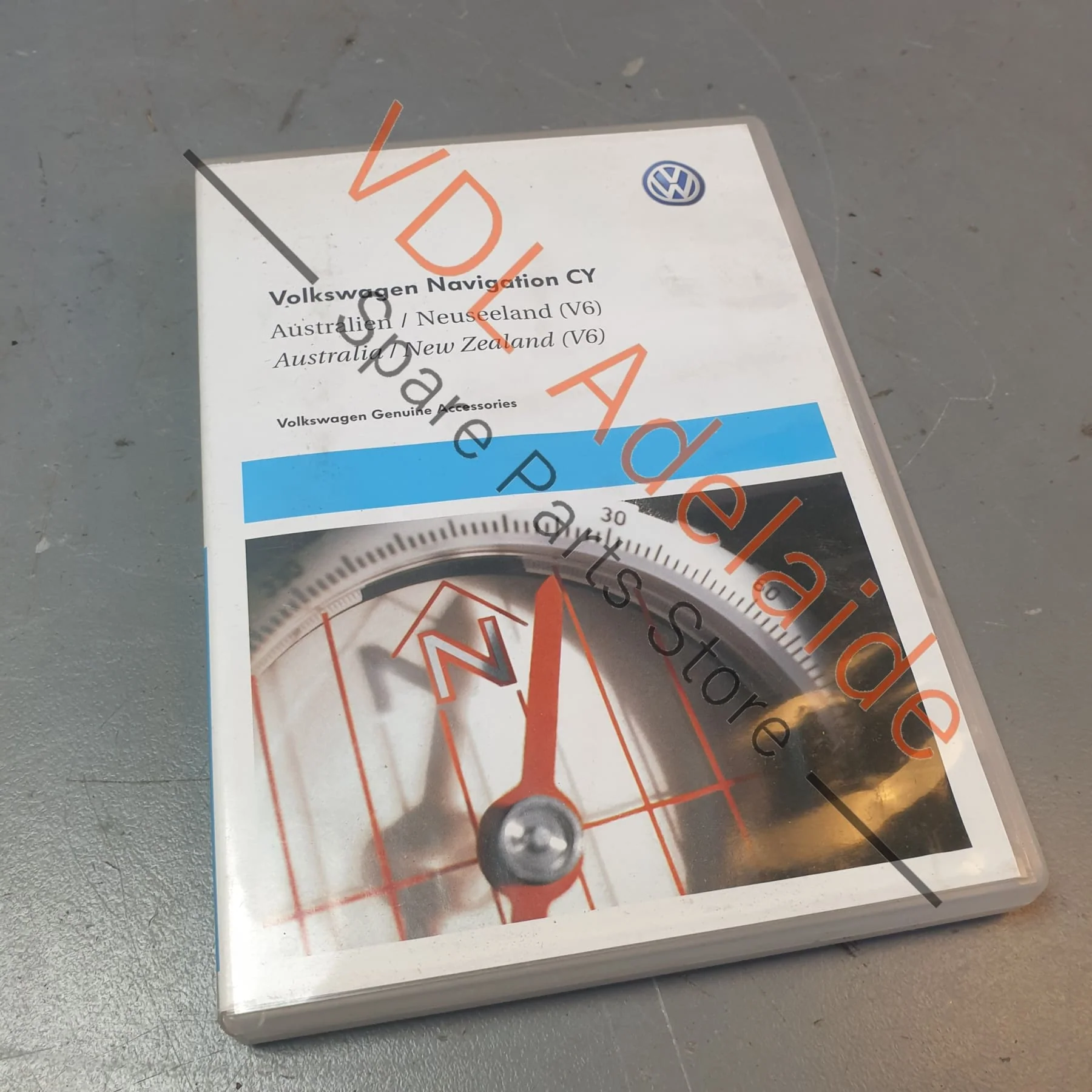 VW Audi Satnav Maps Disc by WhereIs Aus & NZ Version 6 7L6919859G 7L6051859AC