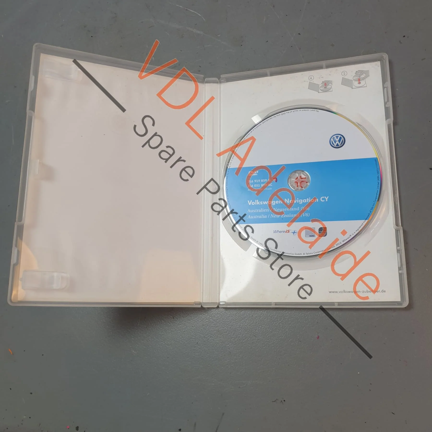 VW Audi Satnav Maps Disc by WhereIs Aus & NZ Version 6 7L6919859G 7L6051859AC - Image 3