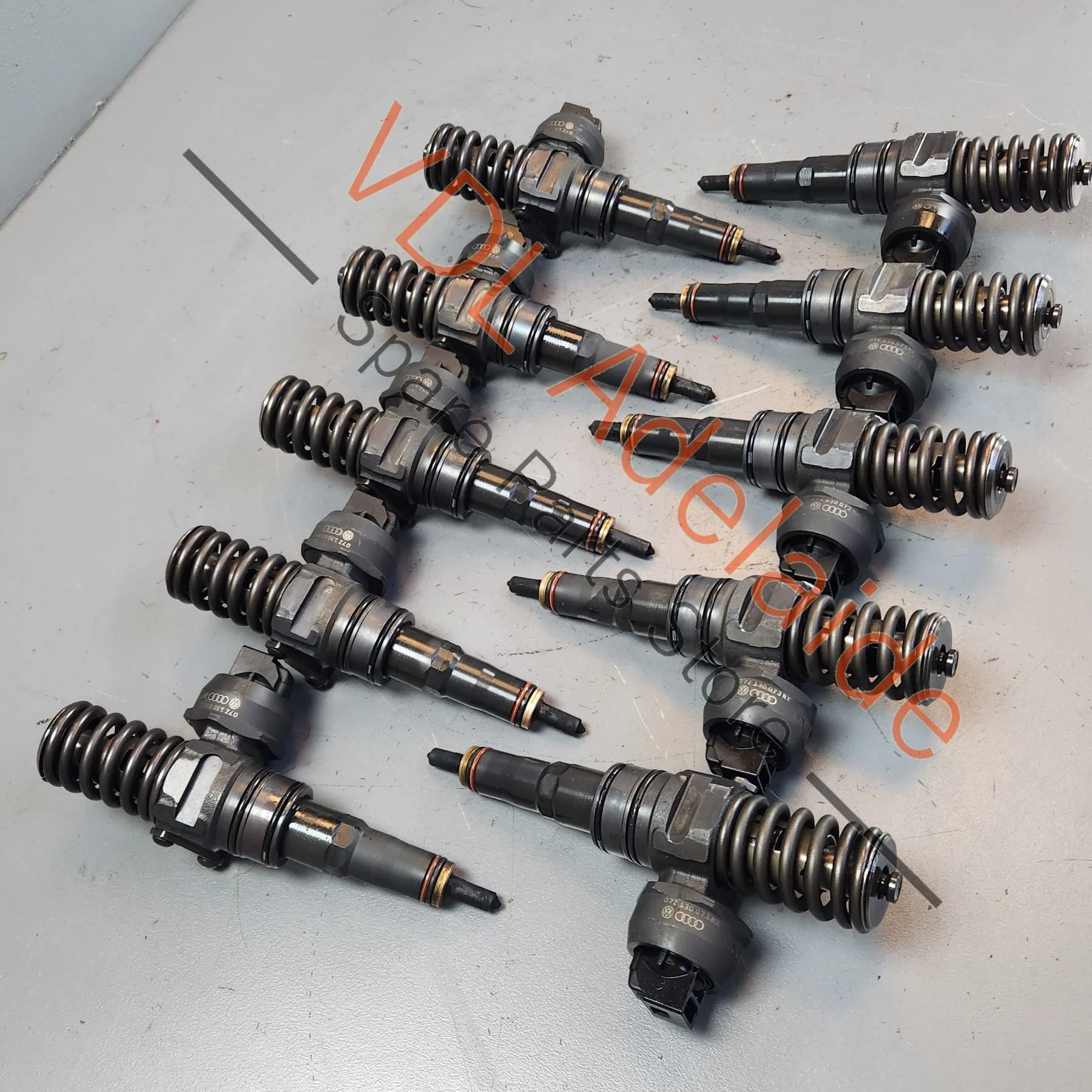 VW Touareg R50 CBWA Diesel Injector set of 10 07Z130073N / 07Z130073NX