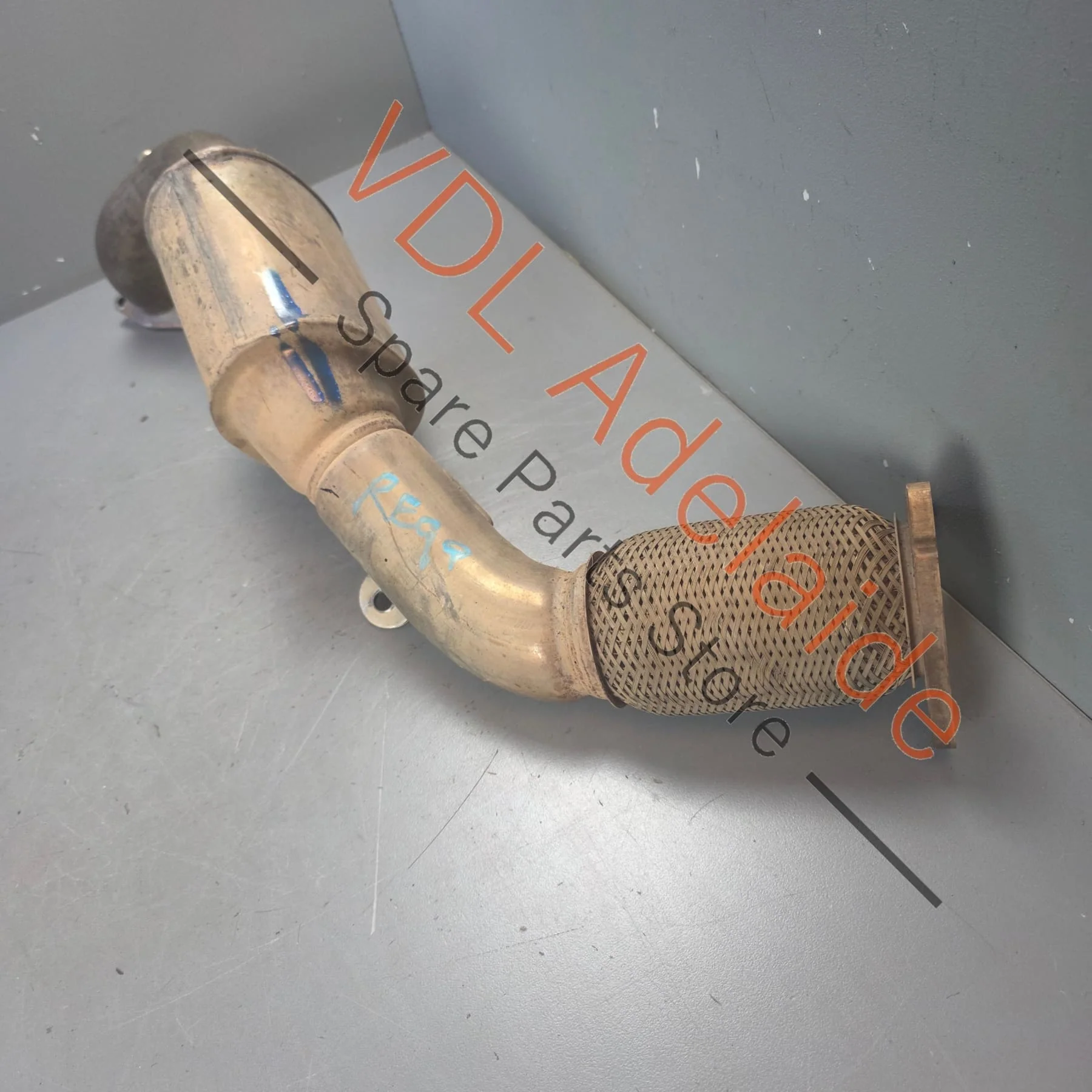 VW Touareg 7P 2011-2017 Exhaust Down Pipe with Catalyst Catalytic Converter 7L8254301X CJGA, CJGC, CJMA, CRCA - Image 3