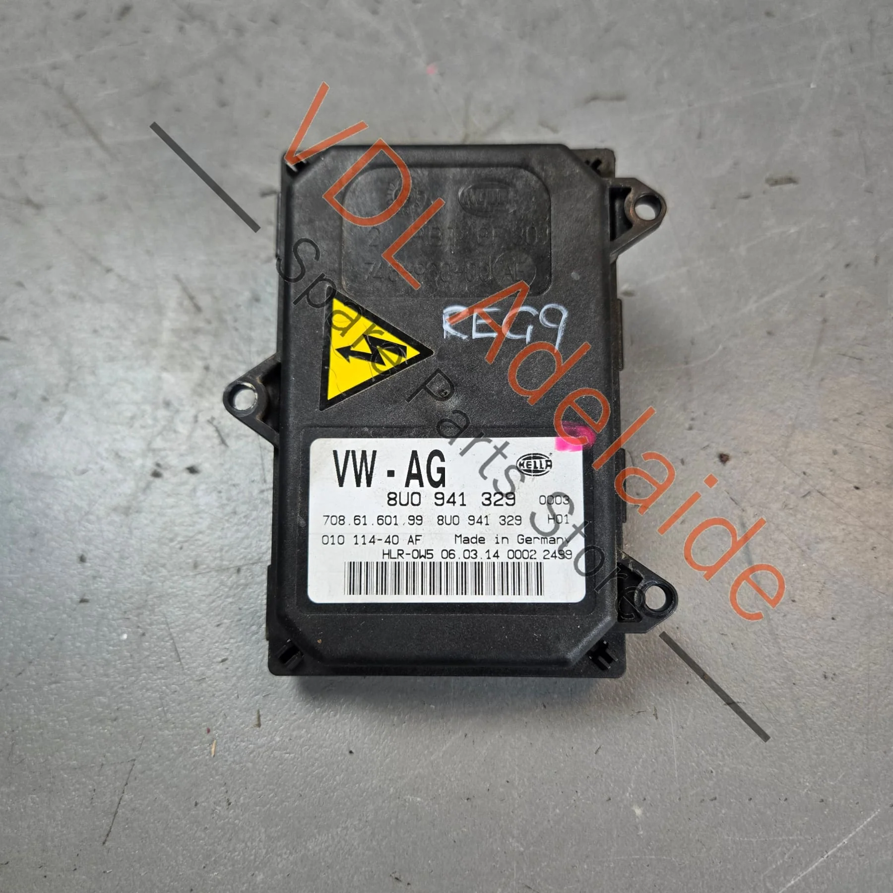 VW Touareg Headlight Cornering Control Module AFS 8U0941329 4H0941329
