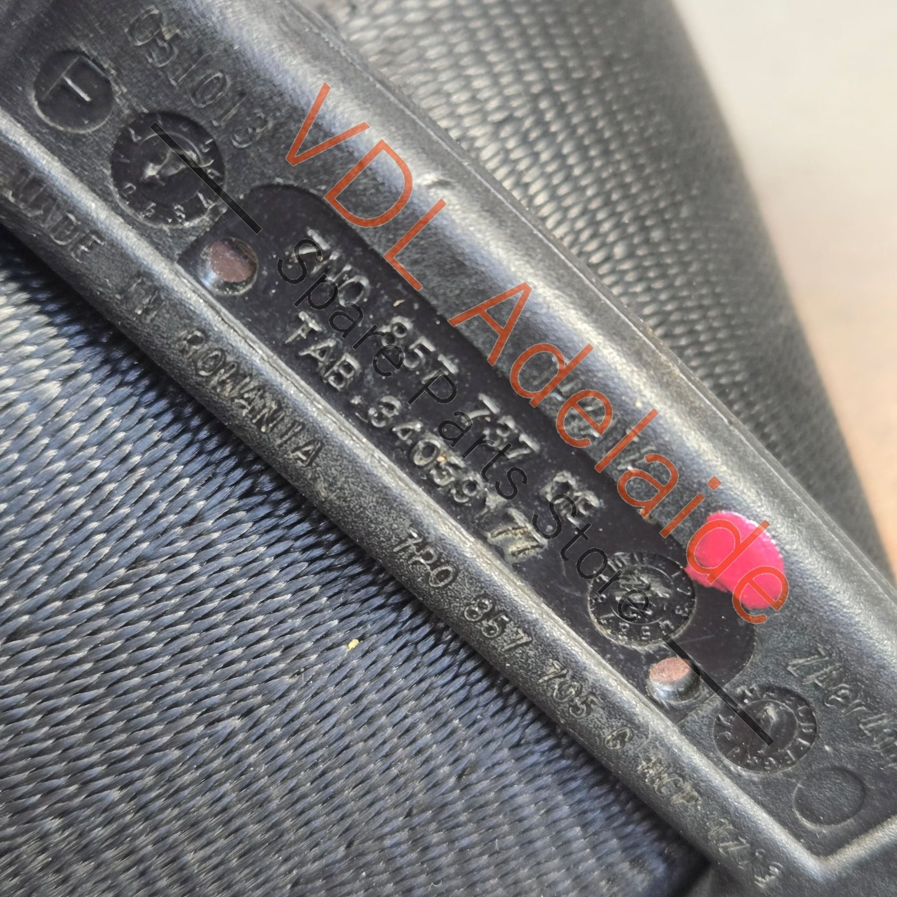 VW Touareg 7P Front Right Seatbelt Seat Belt 7P0857706G HCP - Image 3