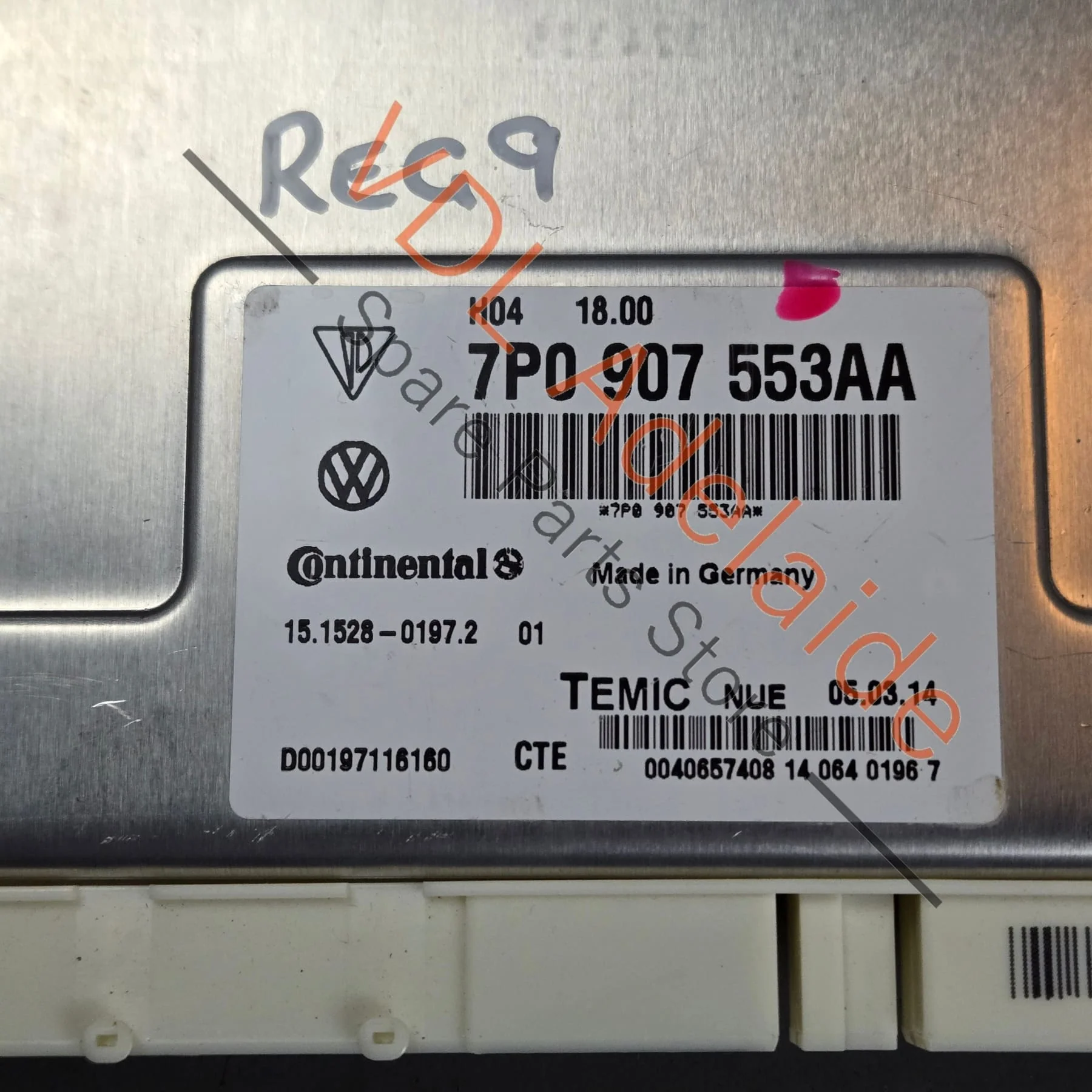 VW Touareg Porsche Cayenne Adaptive Suspension Control Module 7P0907553AA 7P0907553AJ - Image 2