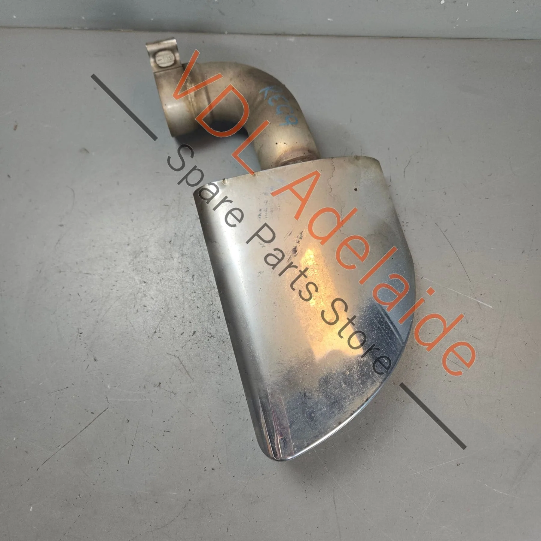 VW Touareg 7P Right Side Oval Exhaust Outlet Tailpipe Tip 7P6253682S - Image 2