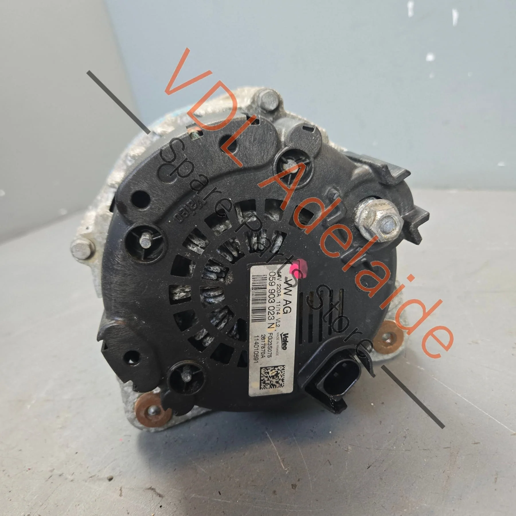 VW Touareg 7P Valeo Alternator 14V 220A 059903023N - Image 3
