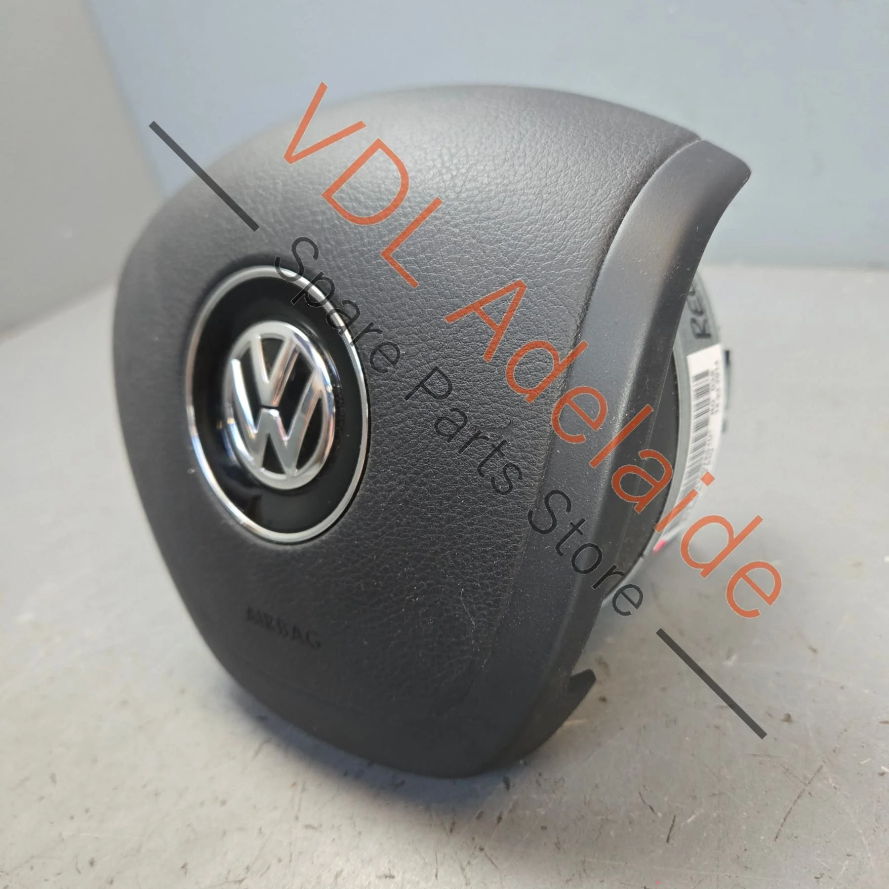 VW Touareg 7P Steering Wheel Airbag 7P6880201K Black - Image 2