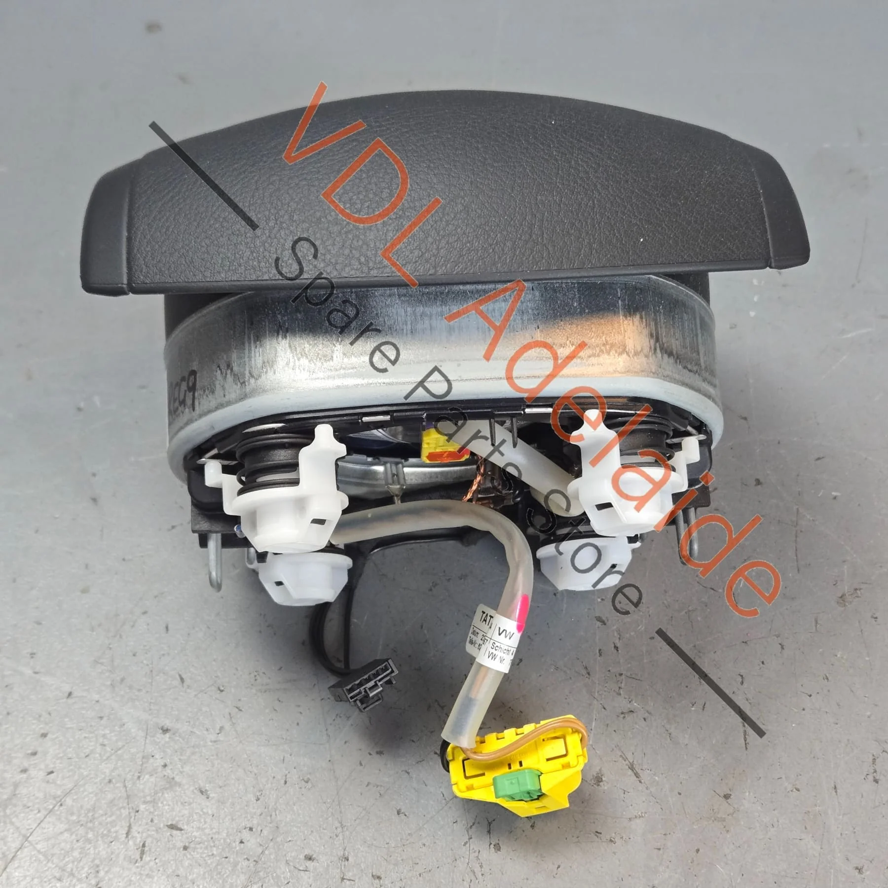 VW Touareg 7P Steering Wheel Airbag 7P6880201K Black - Image 4