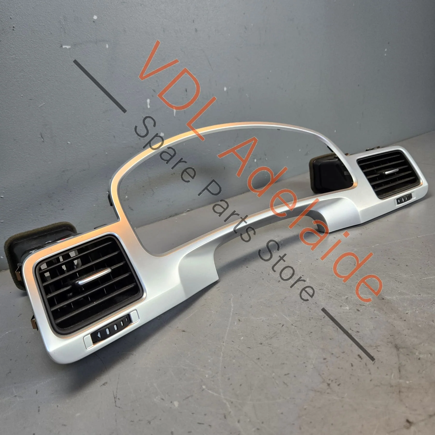 VW Touareg 7P Trim Surround for Dash Cluster RHD 7P2857109B 7P2857226B Aluminium Matt - Image 2