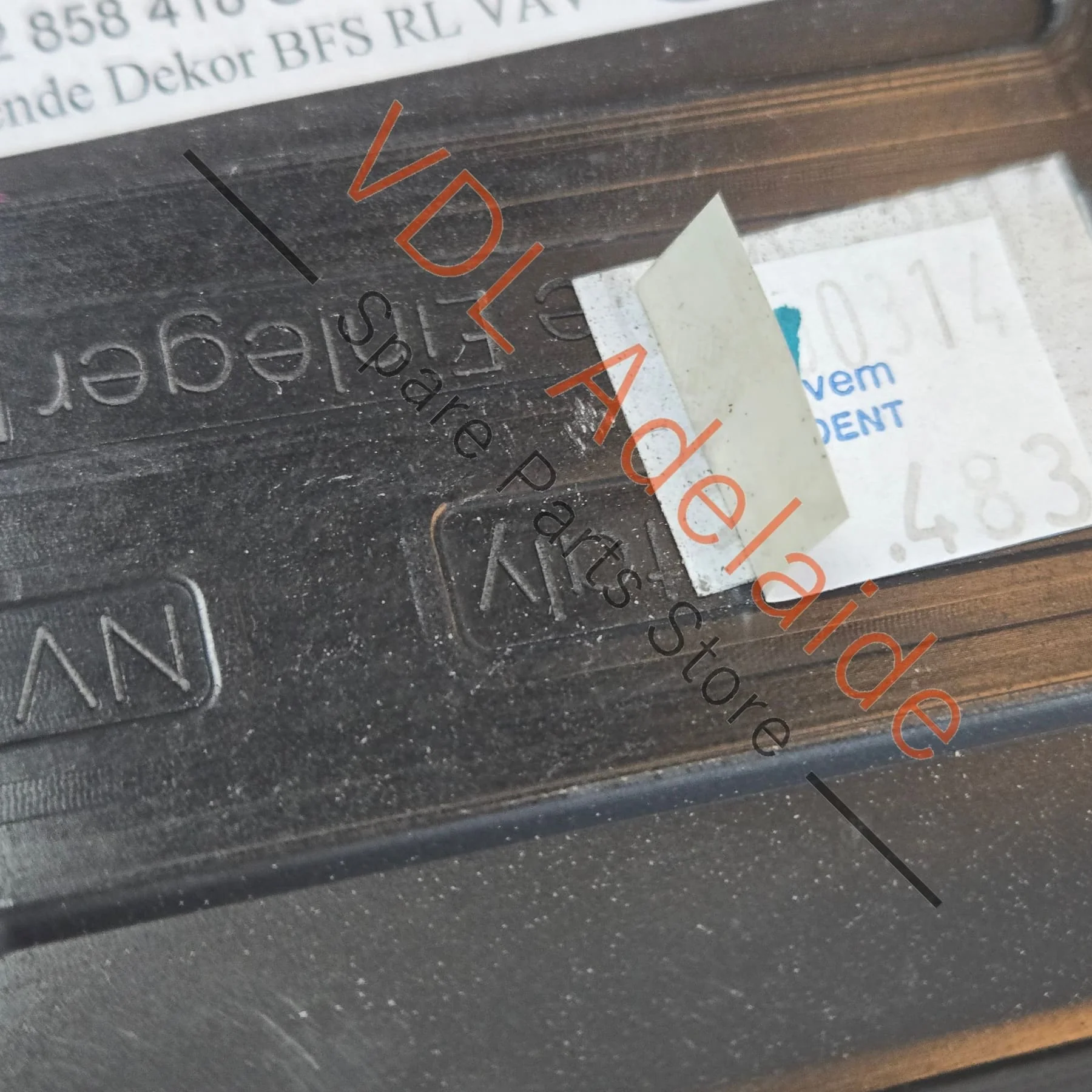 VW Touareg 7P Dash Inlay Trim 7P2858418G MN3 Vavona Brown Woodgrain RHD - Image 8