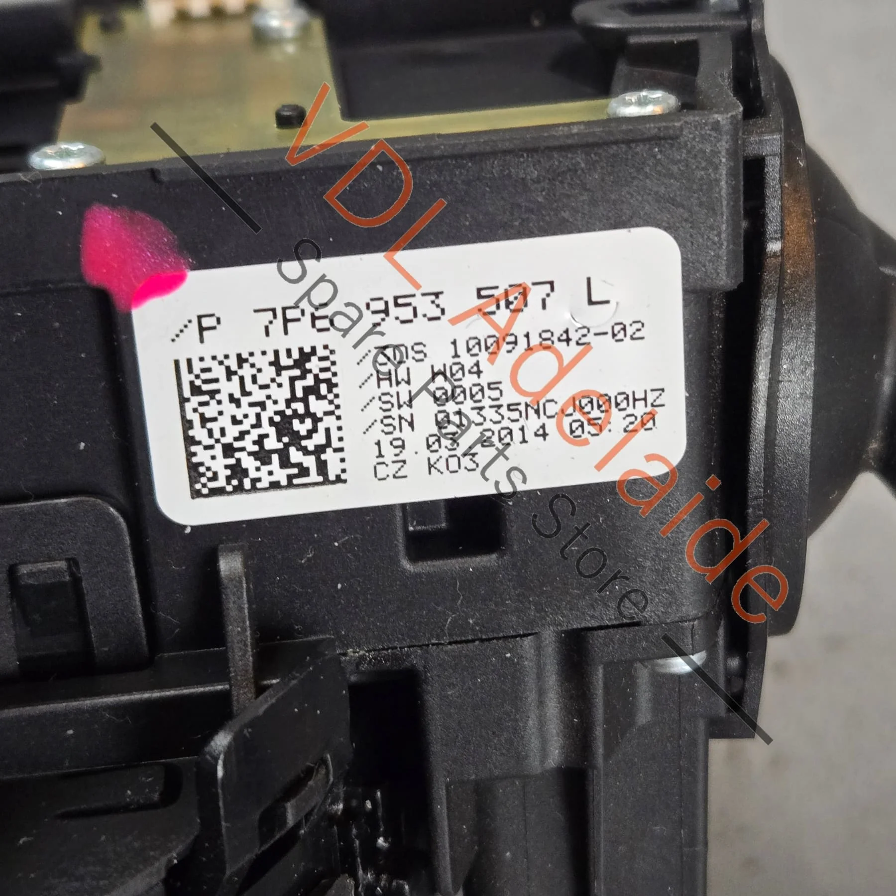 VW Touareg 7P Steering Column Combination Combi Switch 7P6953502 - Image 6