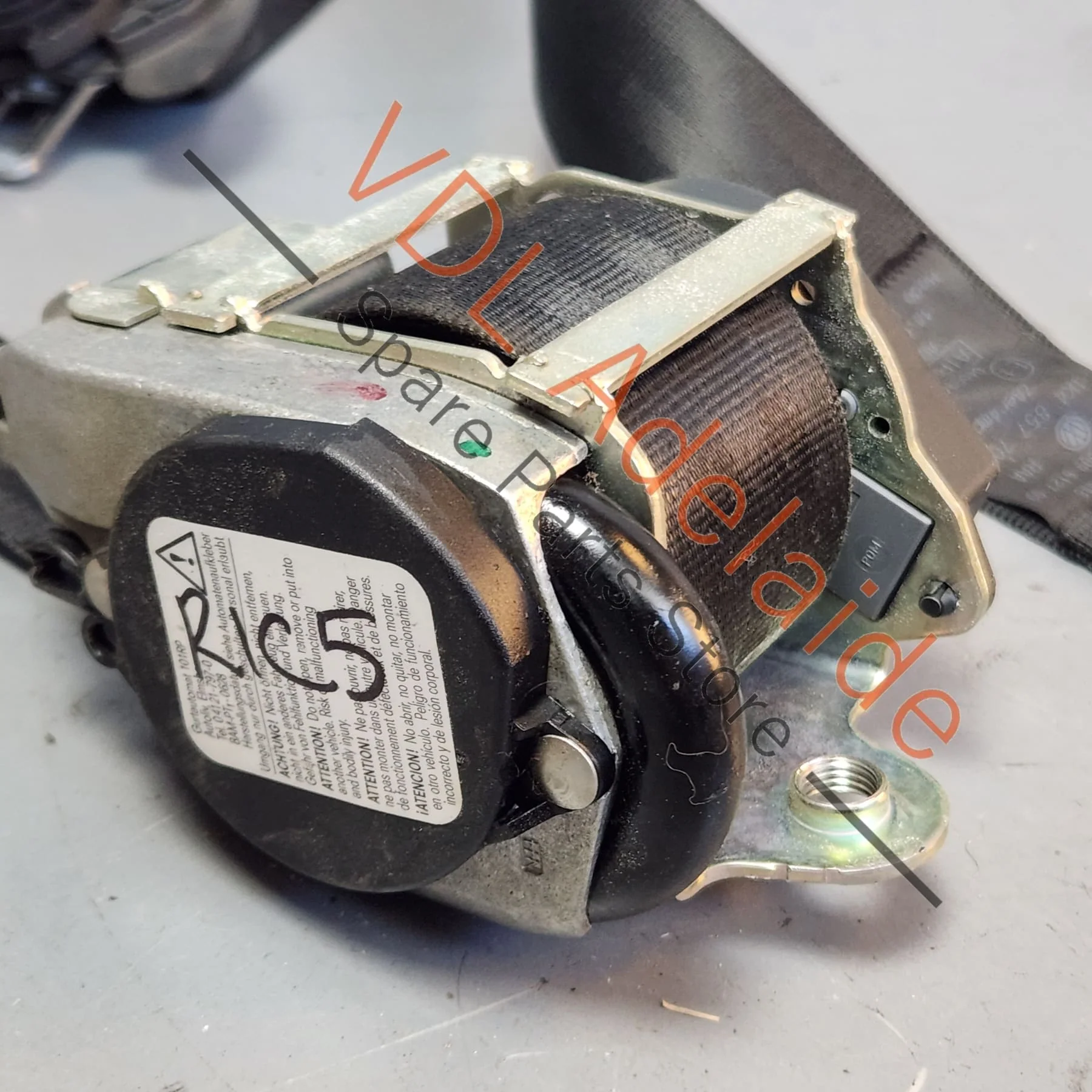 VW Golf MK5 Right Front Seatbelt 1K4857706T 1K4857706AT RAA Suit 4dr RHD vehicles - Image 2