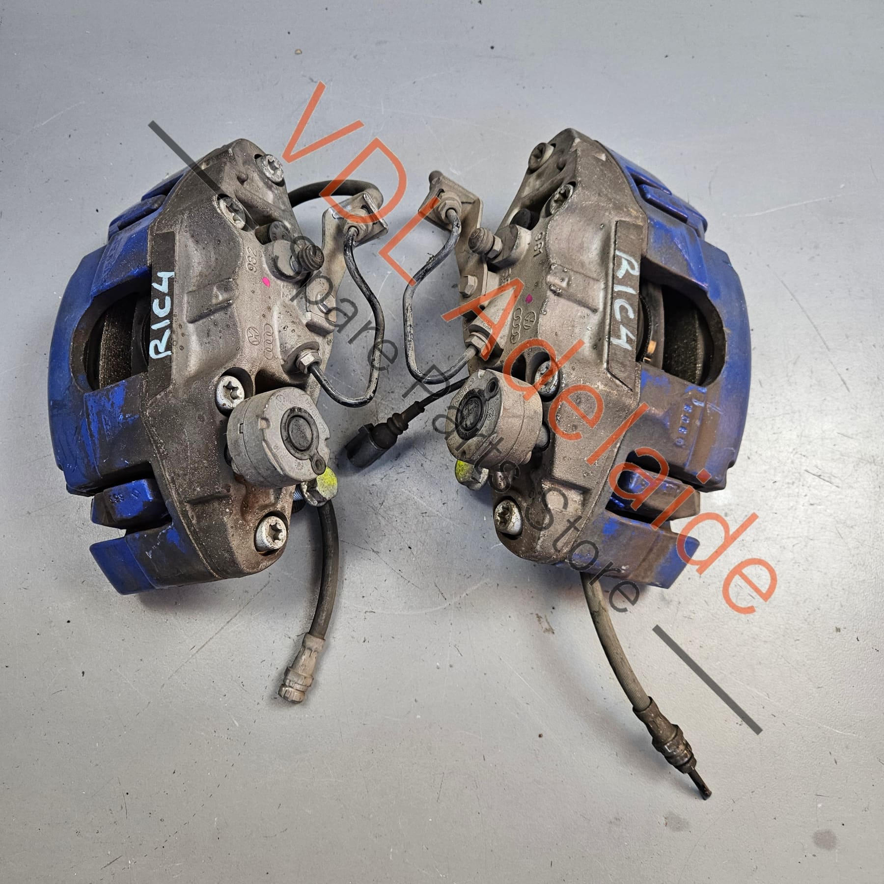 VW Golf R32 Front Brake Caliper Set Suit 345 x 30 Vented Rotor 1K0615123J 1K0615124J 1K0615125F - Image 2