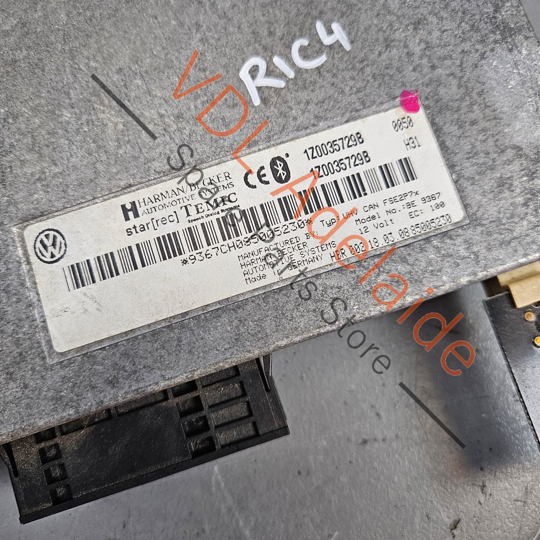 VW Golf MK5 Genuine Bluetooth Upgrade Kit Includes wiring 1Z0035729B - Image 5