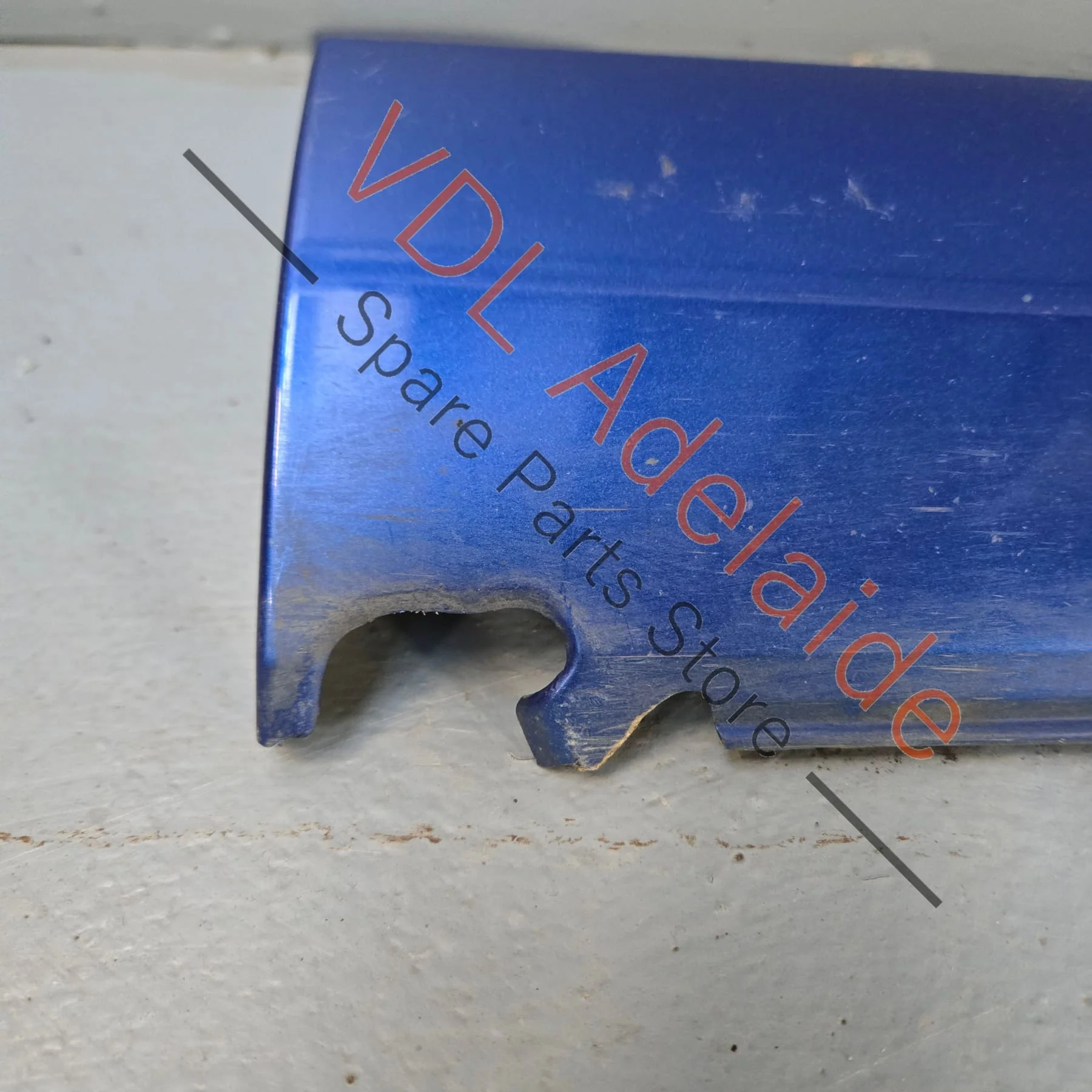 VW Golf R32 Right Side Sideskirt Rocker Panel Flare Moulding 1K4853860D - Image 7