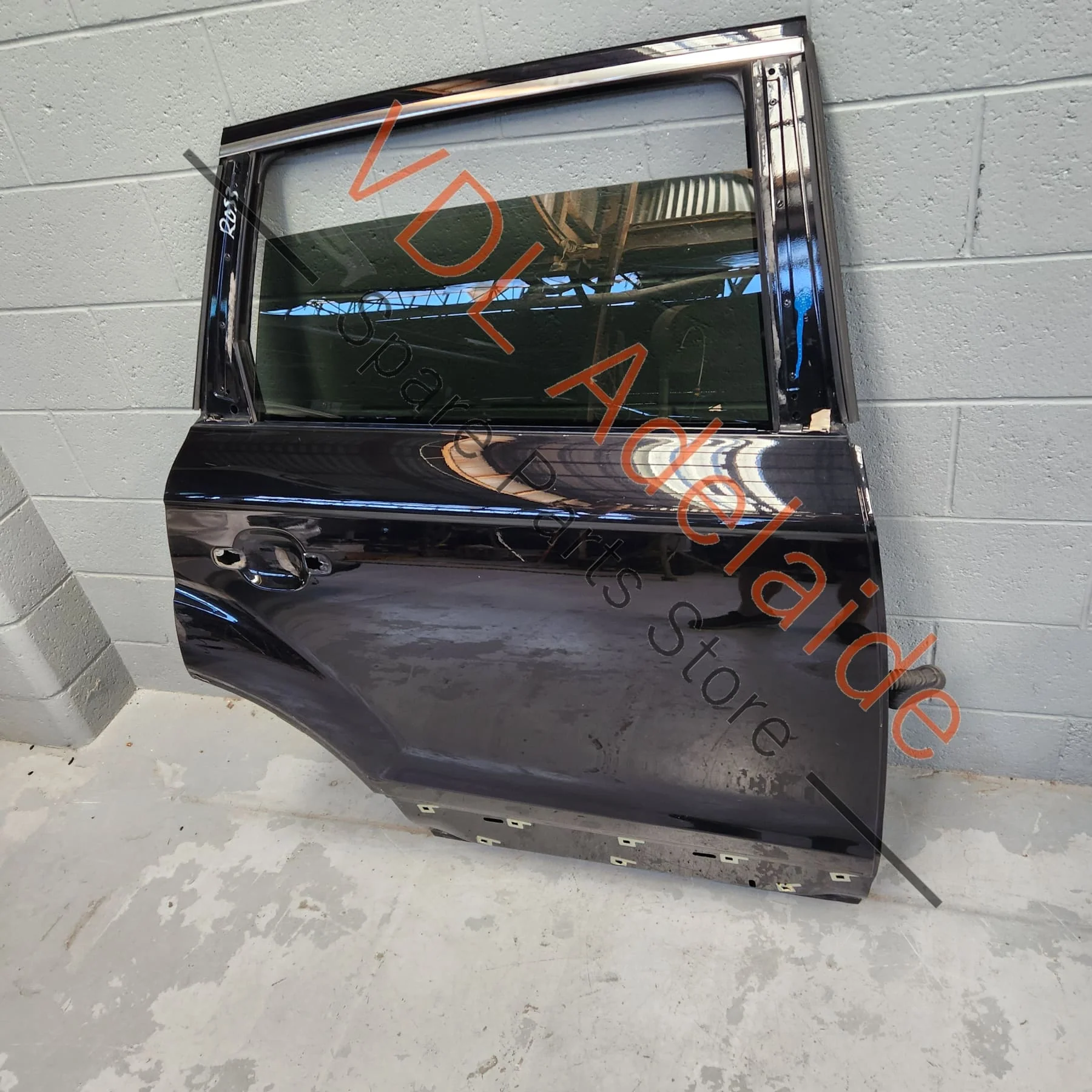 Audi Q7 4L Rear Right Door Shell Panel incl Glass 4L0833052 4L0845206A 2T2T Orca Black Metallic - Image 4
