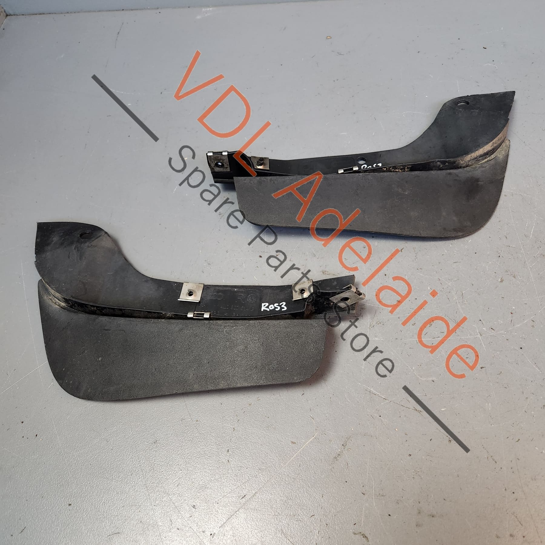 Audi Q7 Front Bumper Lower Spoiler Mud Flap Trim Pair L&R 4L0807513E 4L0807514E - Image 4