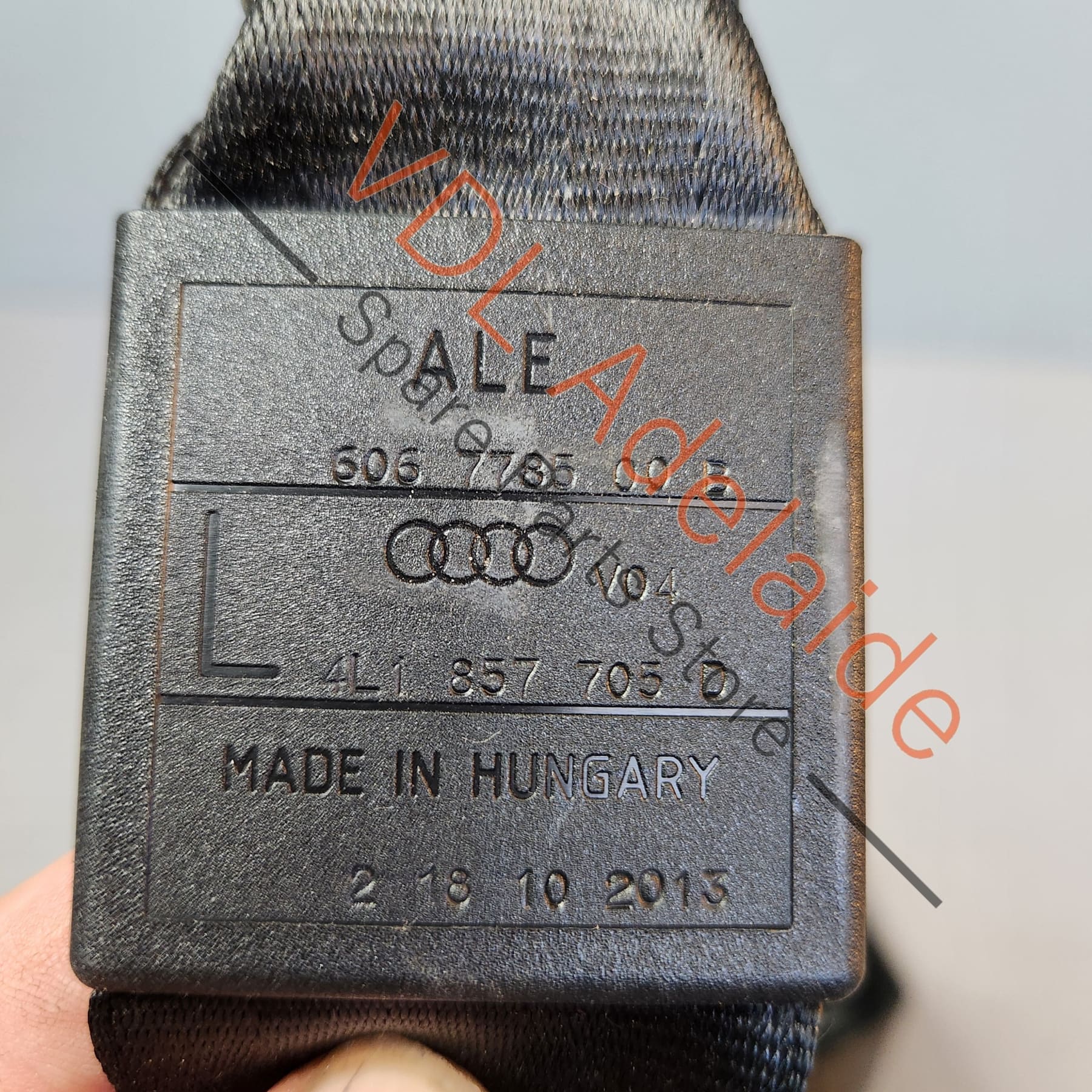 Audi Q7 4L Front Left Seatbelt Seat Belt 4L1857705D - Image 5