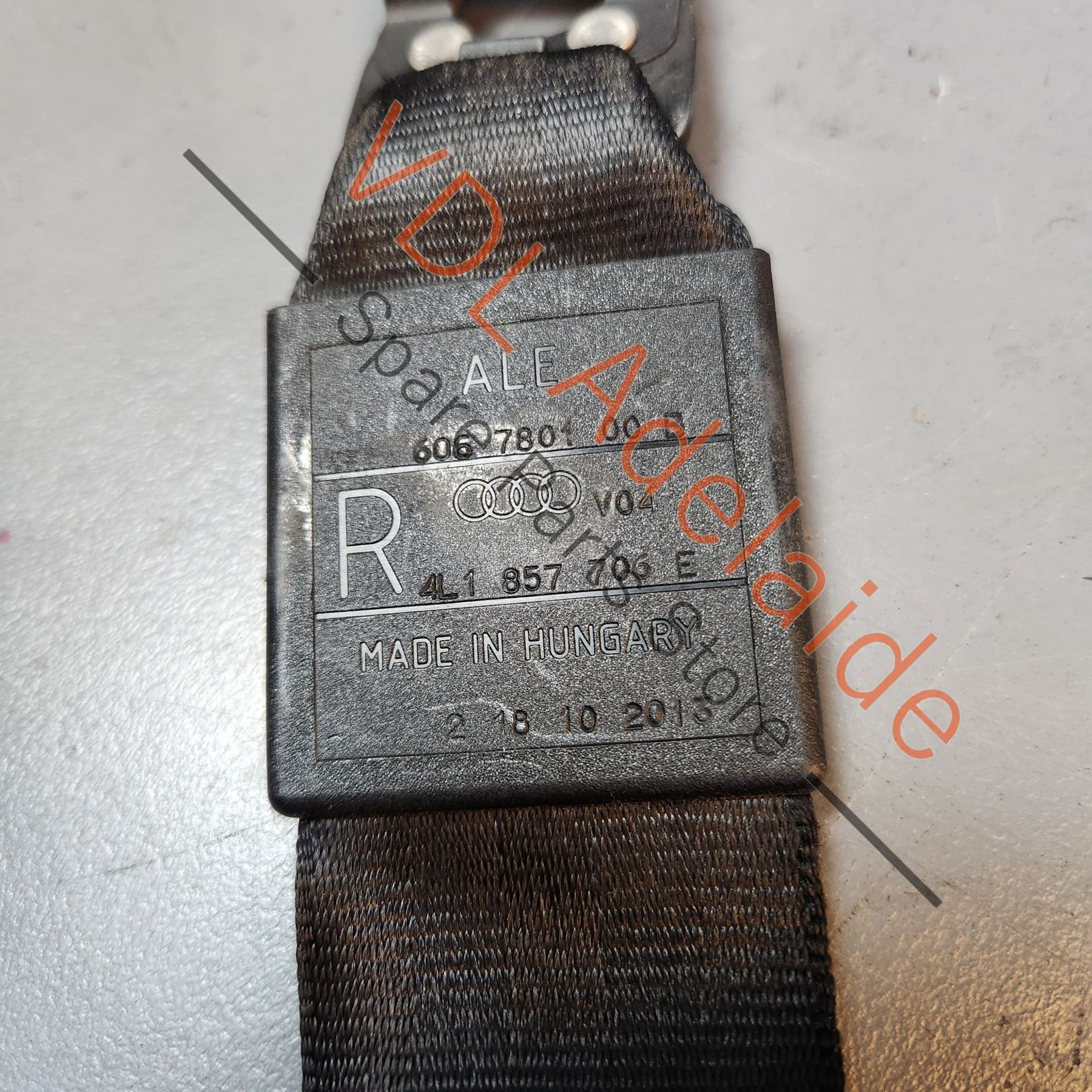 Audi Q7 4L Front Right Seatbelt Seat Belt 4L1857706D - Image 4
