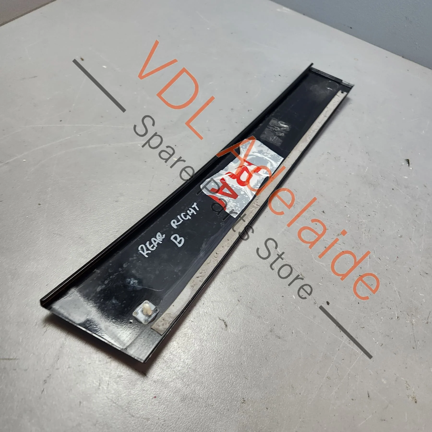Audi Q7 Right Rear Door B Pillar Exterior Trim Gloss Black 4L0839902 Y9B - Image 7