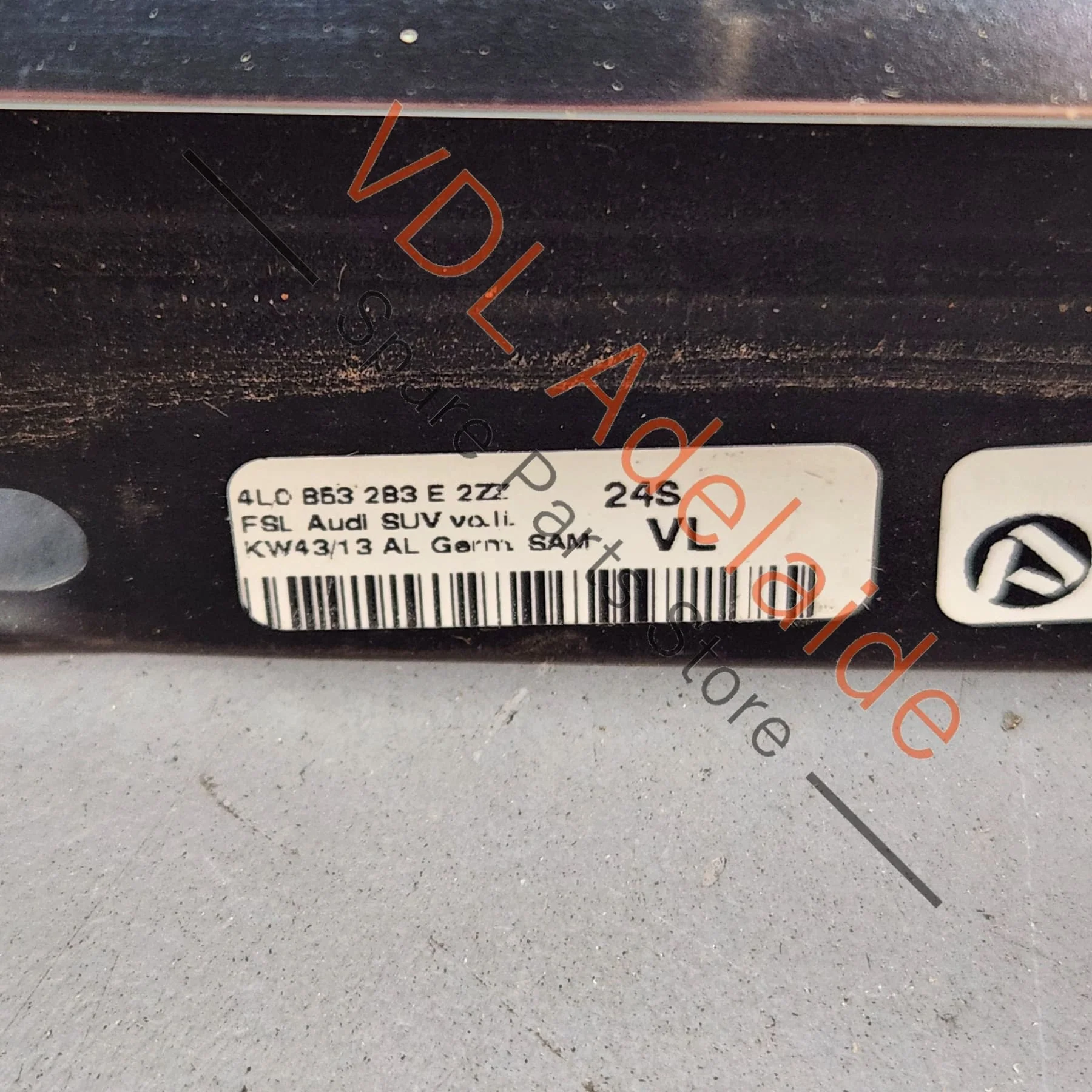Audi Q7 4L Exterior Window Seal Strip Moulding Chrome Trim Left Front 4L0853283E 2ZZ - Image 6