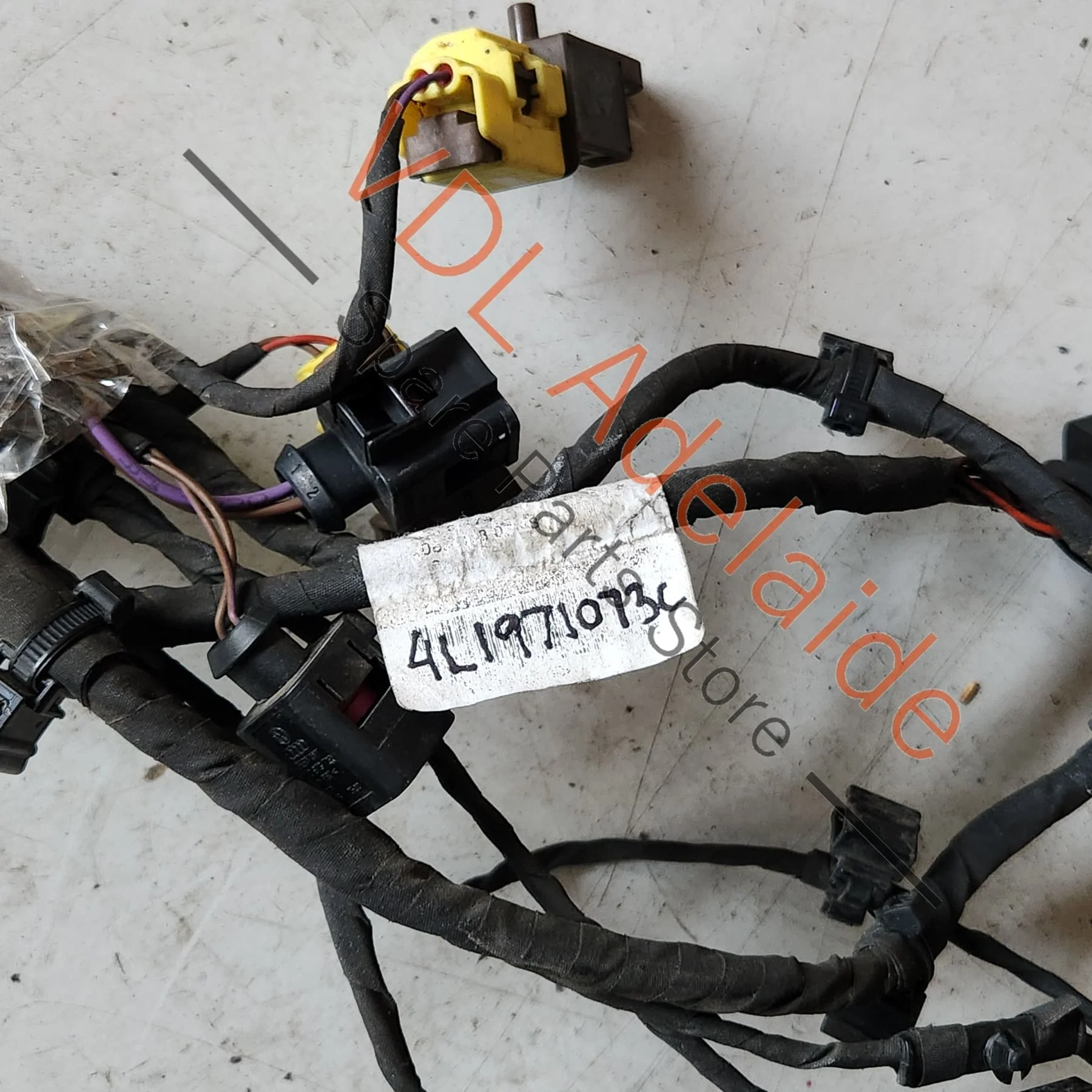 Audi Q7 Front Wiring Cable Set Harness Loom 4L1971073D 4L1971073C - Image 2