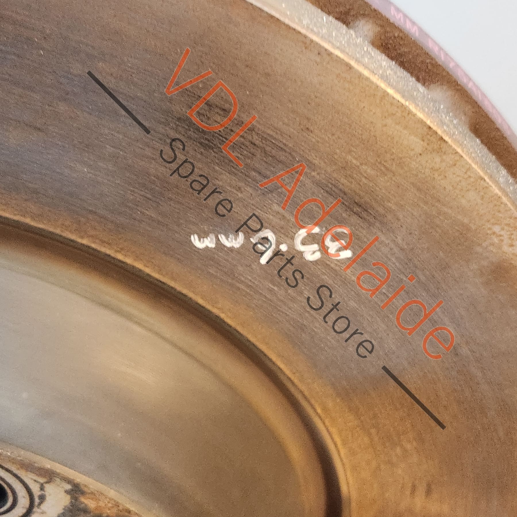 Audi Q7 350mm x 34mm Front Brake Rotor Set Pair 7L8615301 7L8615302 - Image 5