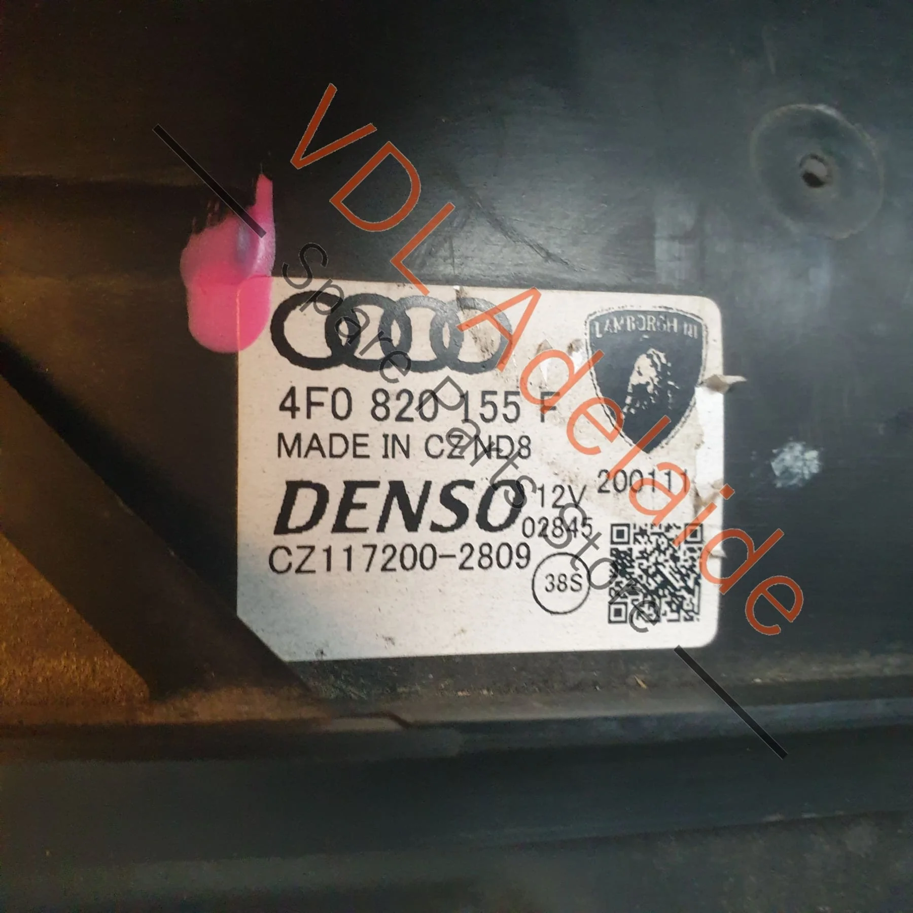 Audi R8 AC Dash Heater Blower Fan Motor & Intake Duct 4F0820020A 4F0820153A - Image 2