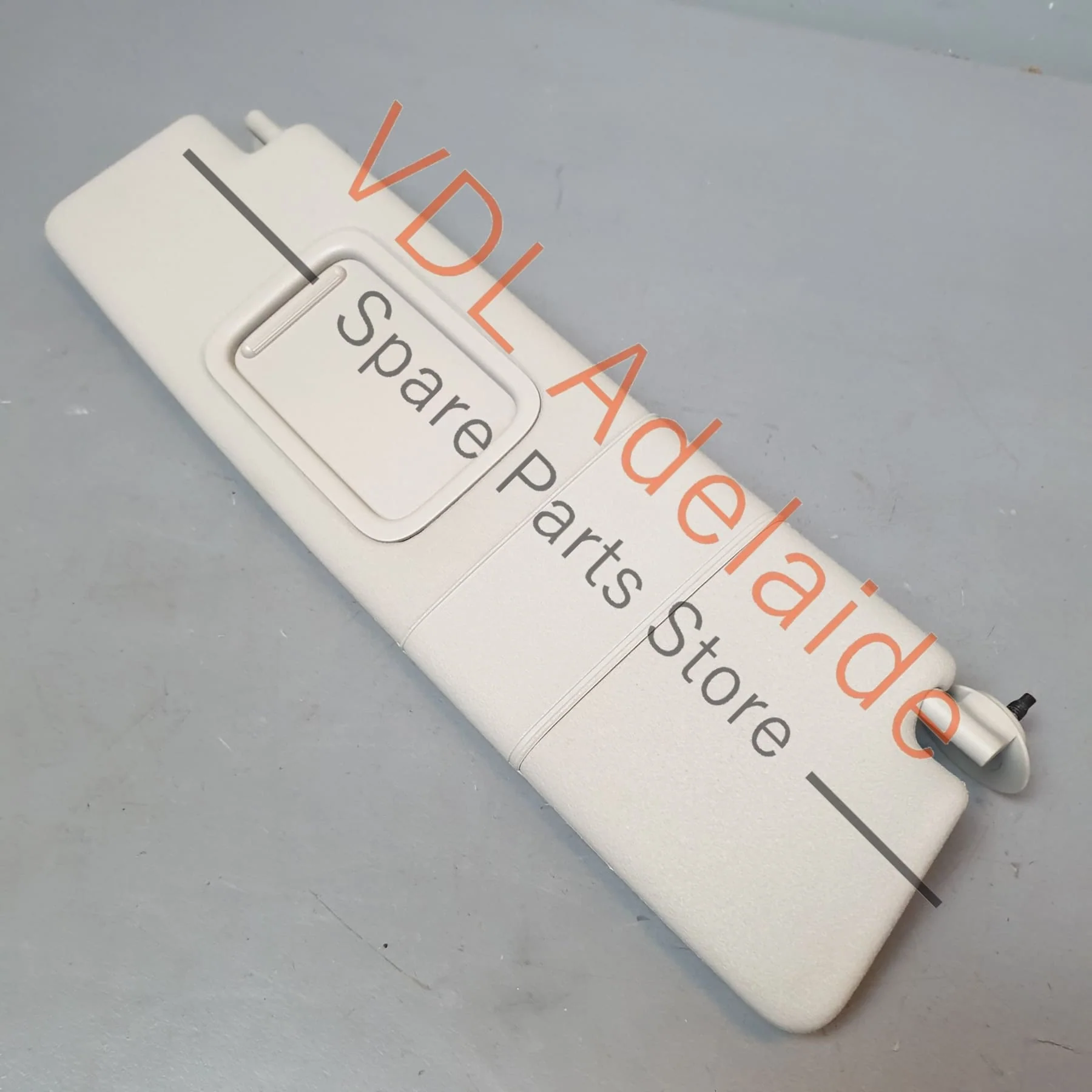 Audi R8 Left Side Interior Sunvisor Sun Visor w Mirror Grey 420857551C - Image 2