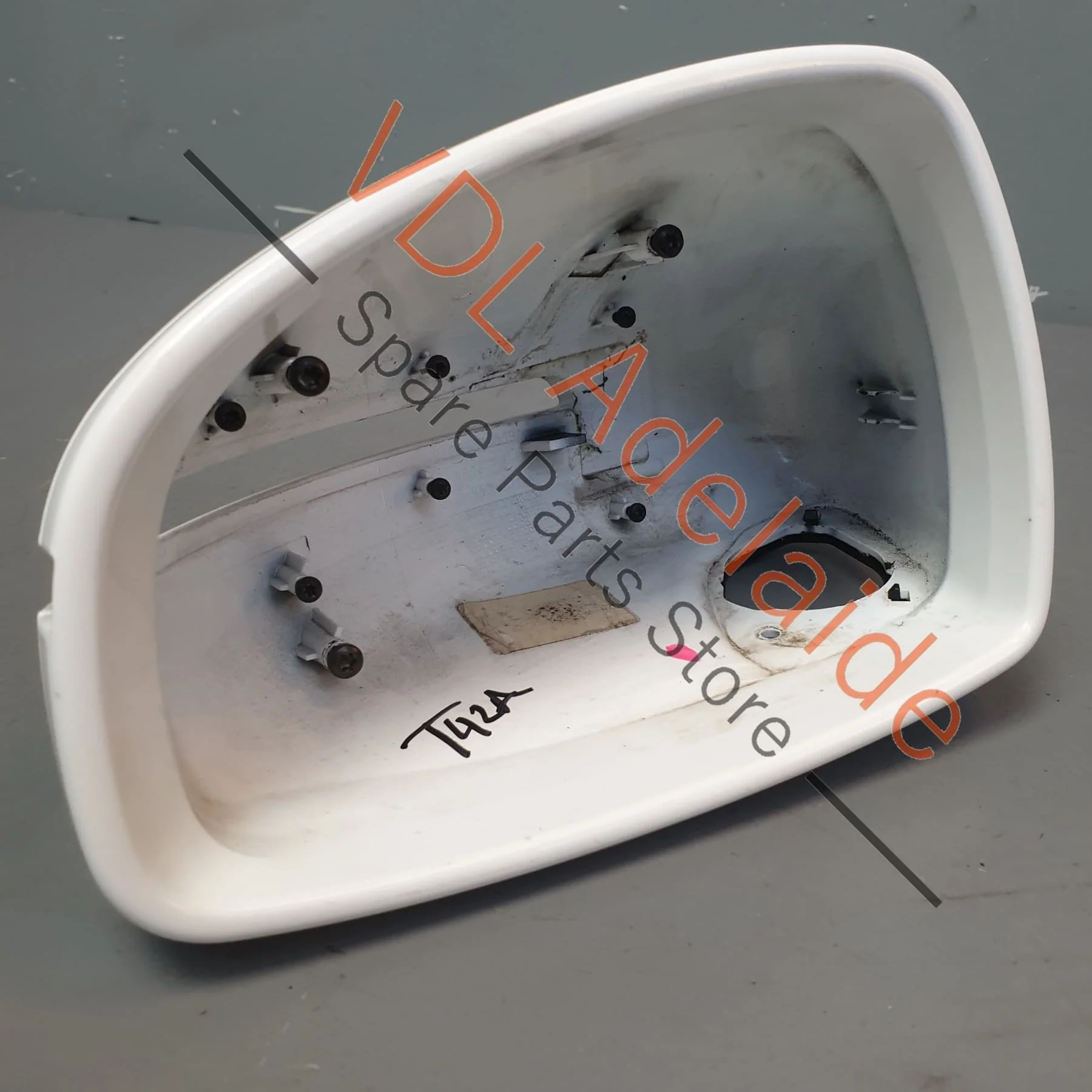 Genuine Audi R8 42 Left LHS Wing Exterior Mirror Cap Cover 8J0857501A Ibis White - Image 7