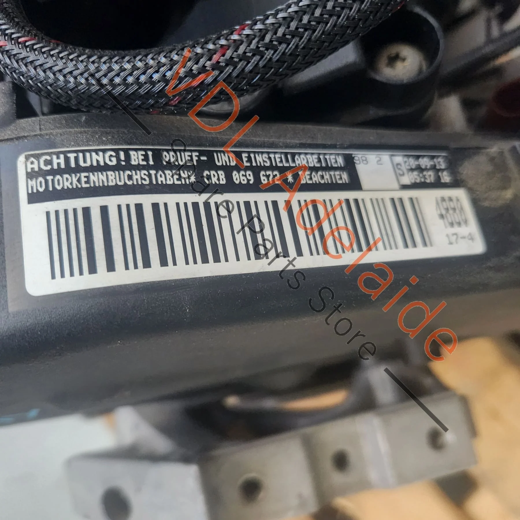VW Golf 2.0 110kw CRBC Diesel Engine Incl Diesel Pressure Pump 04L130755E 04L100090A 78xxxkm 110kw 140hp - Image 6