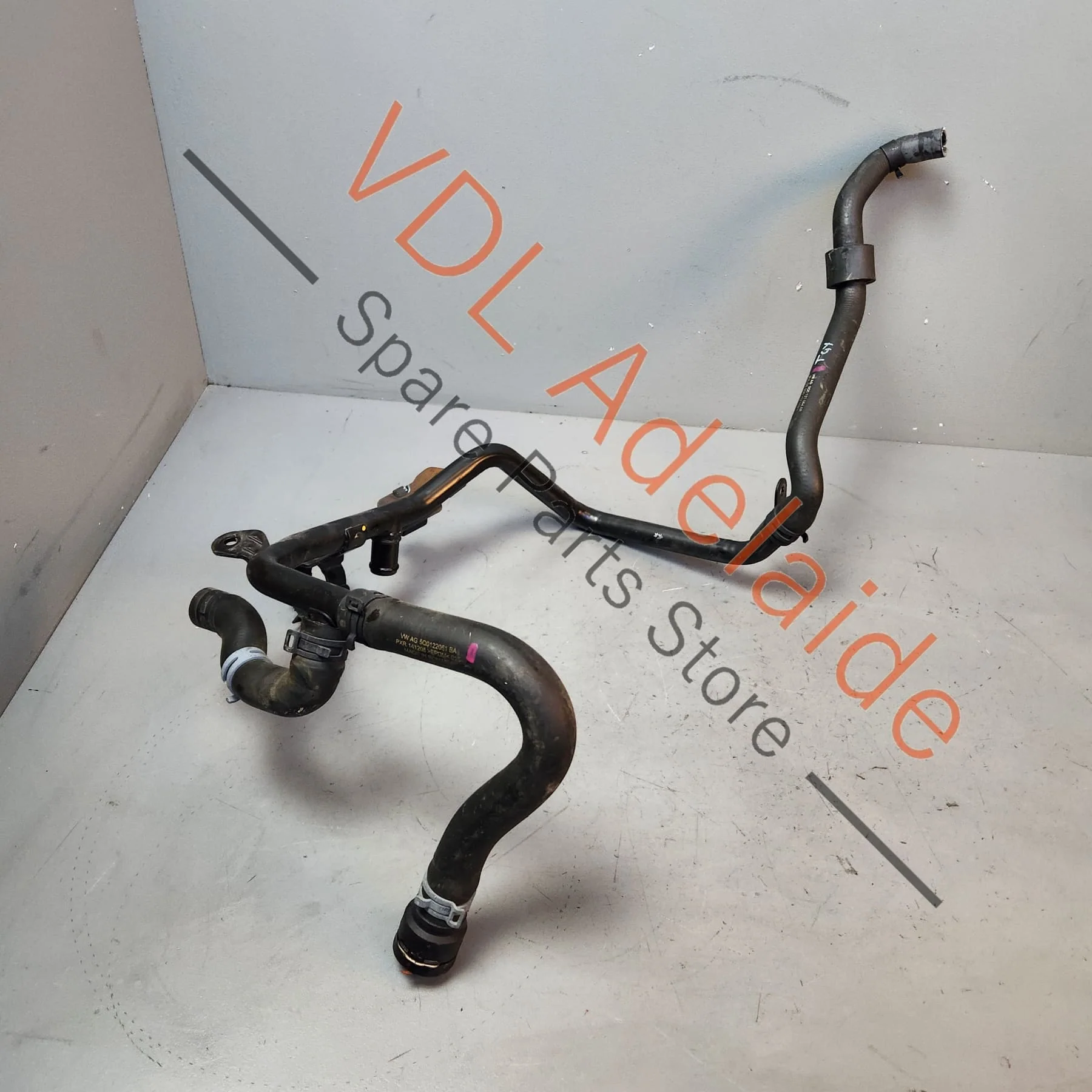 VW Golf MK7 7.5 Radiator Water Coolant Hose Pipe 5Q0121070AH 5Q0121051B