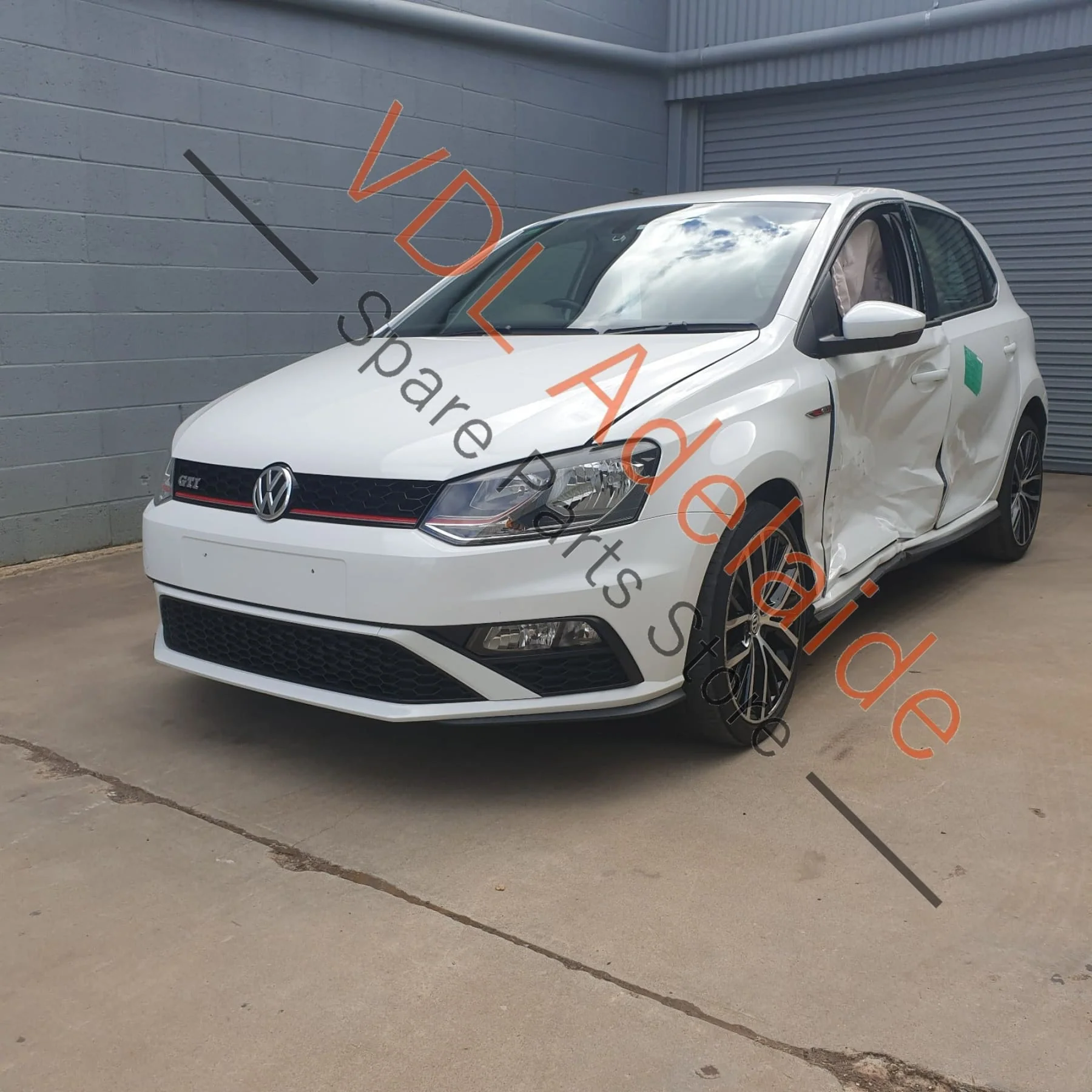 VW Polo GTi Mk5 6R 6C Passenger Side Dashboard Dash Airbag with Cover RHD 6R0880204A - Image 4