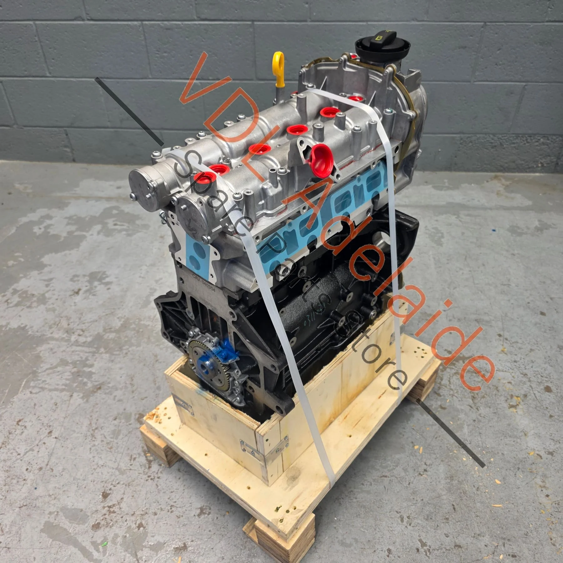 VW Volkswagen CAV CAVD 1.4 Twincharged New Crate Long Motor Engine 118kw EA111 - Image 2