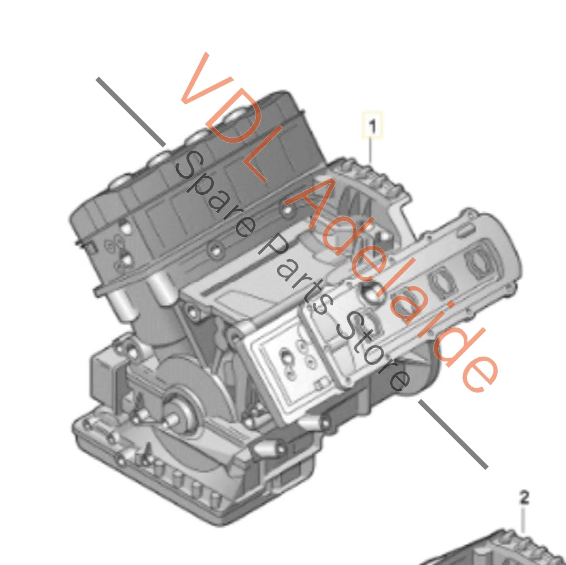 Audi S6 S7 CEUC Long Motor Engine 4.0 V8 300kw Remanufactured - Image 2